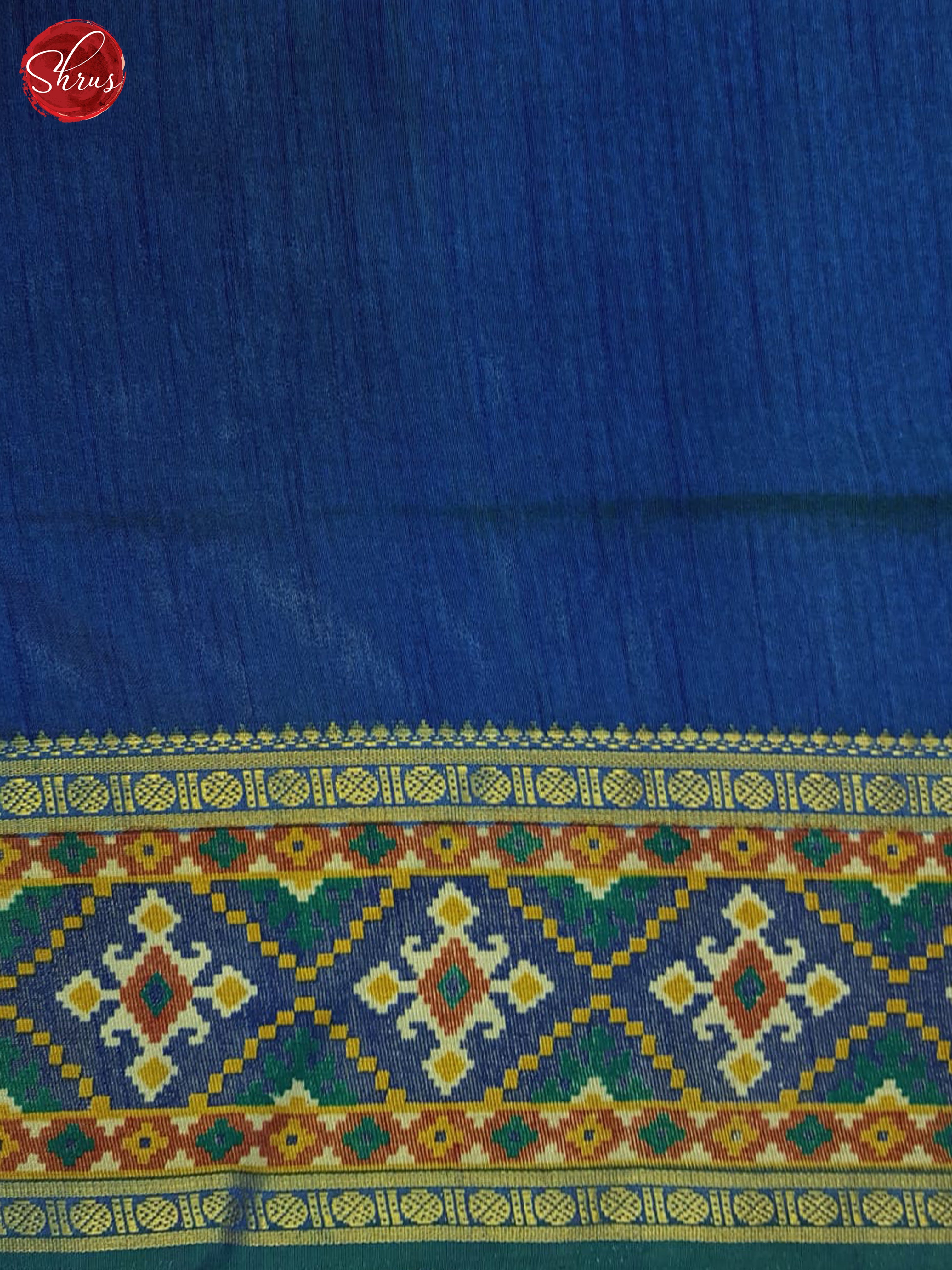 Green And Blue- Semi Patola Saree - Shop on ShrusEternity.com