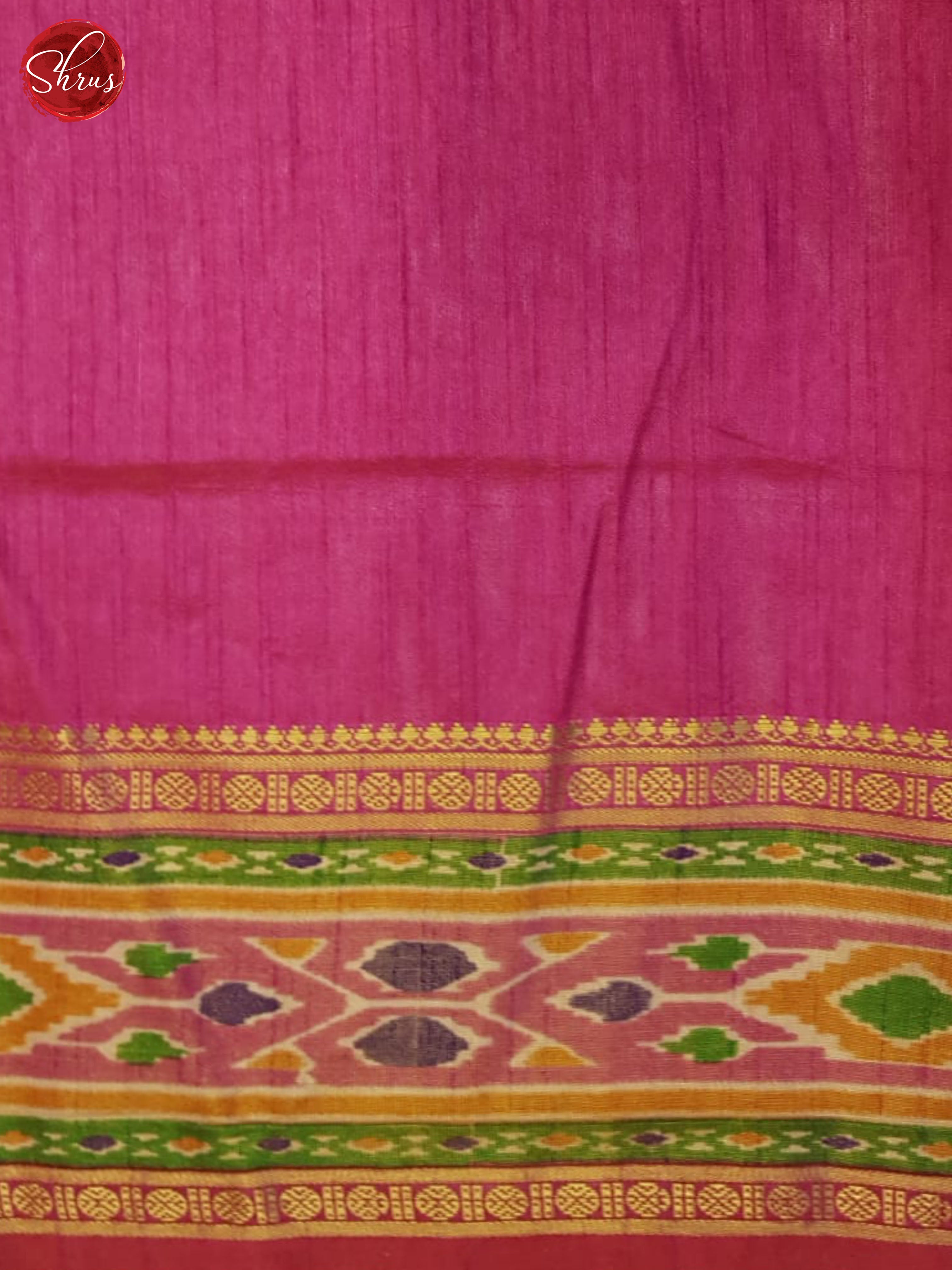 Purple And Pink- Semi Patola Saree - Shop on ShrusEternity.com