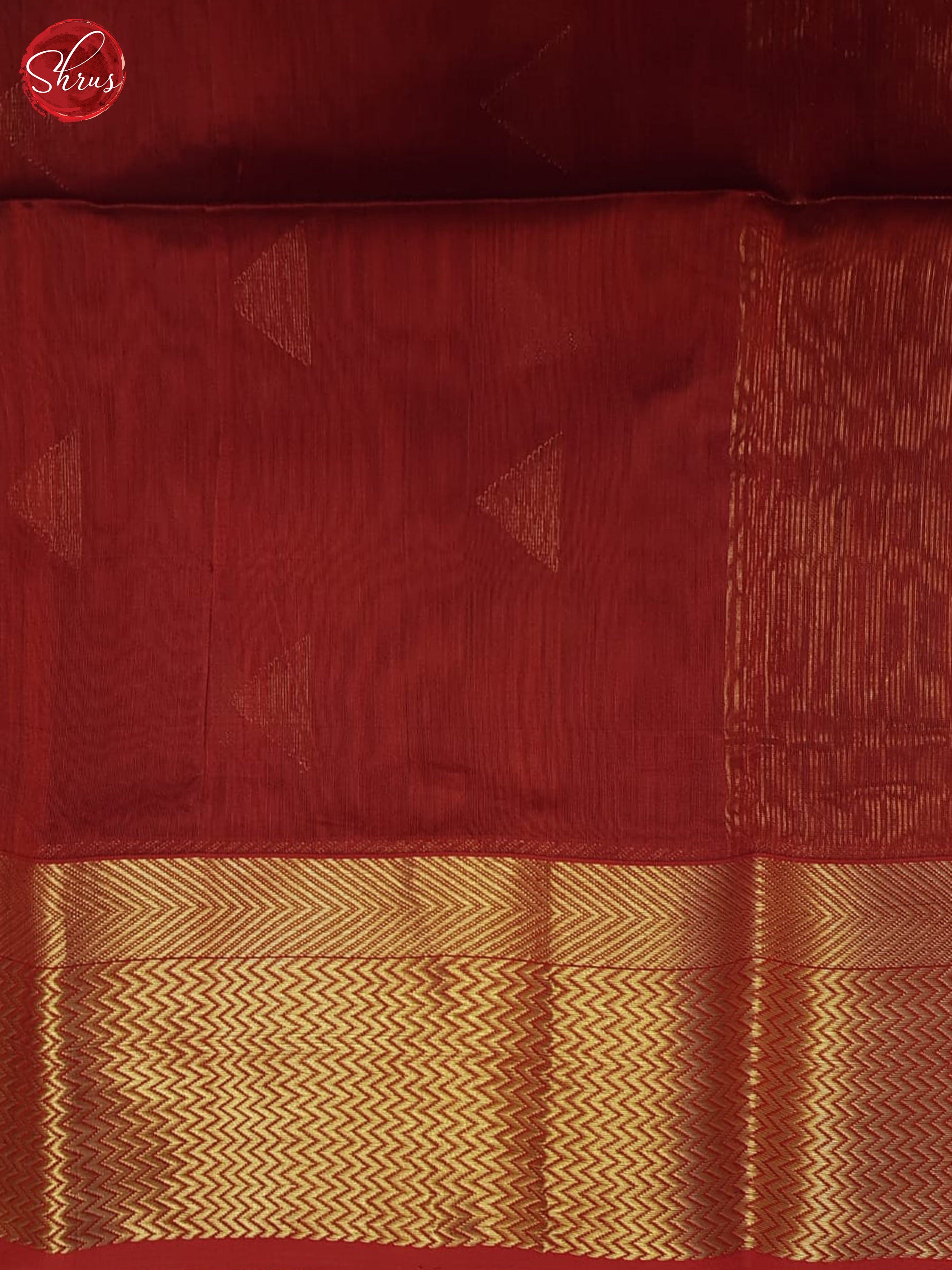 Green & Red - Maheshwari silkcotton Saree - Shop on ShrusEternity.com