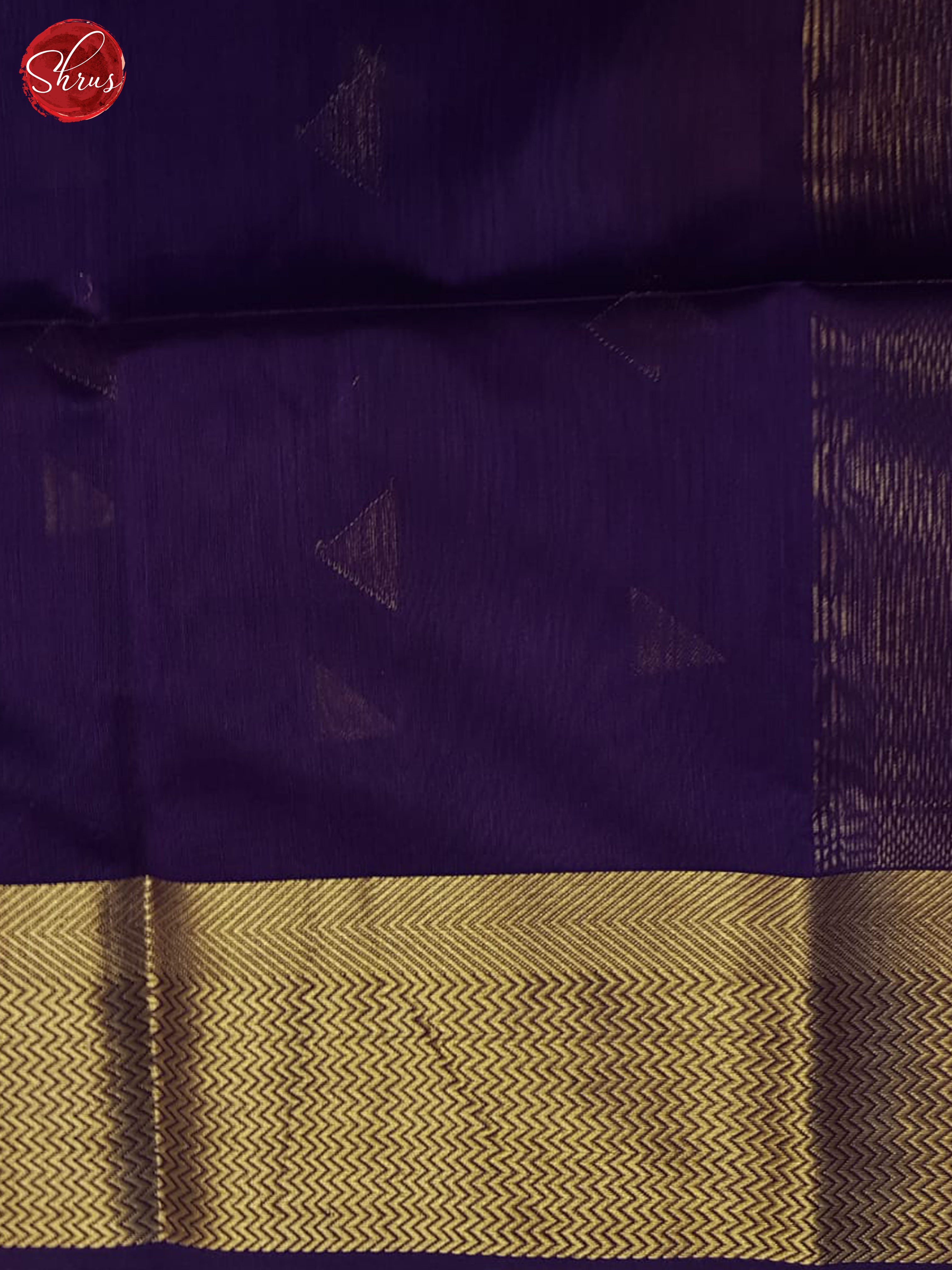 Green and Purple- Maheshwari silkcotton Saree - Shop on ShrusEternity.com