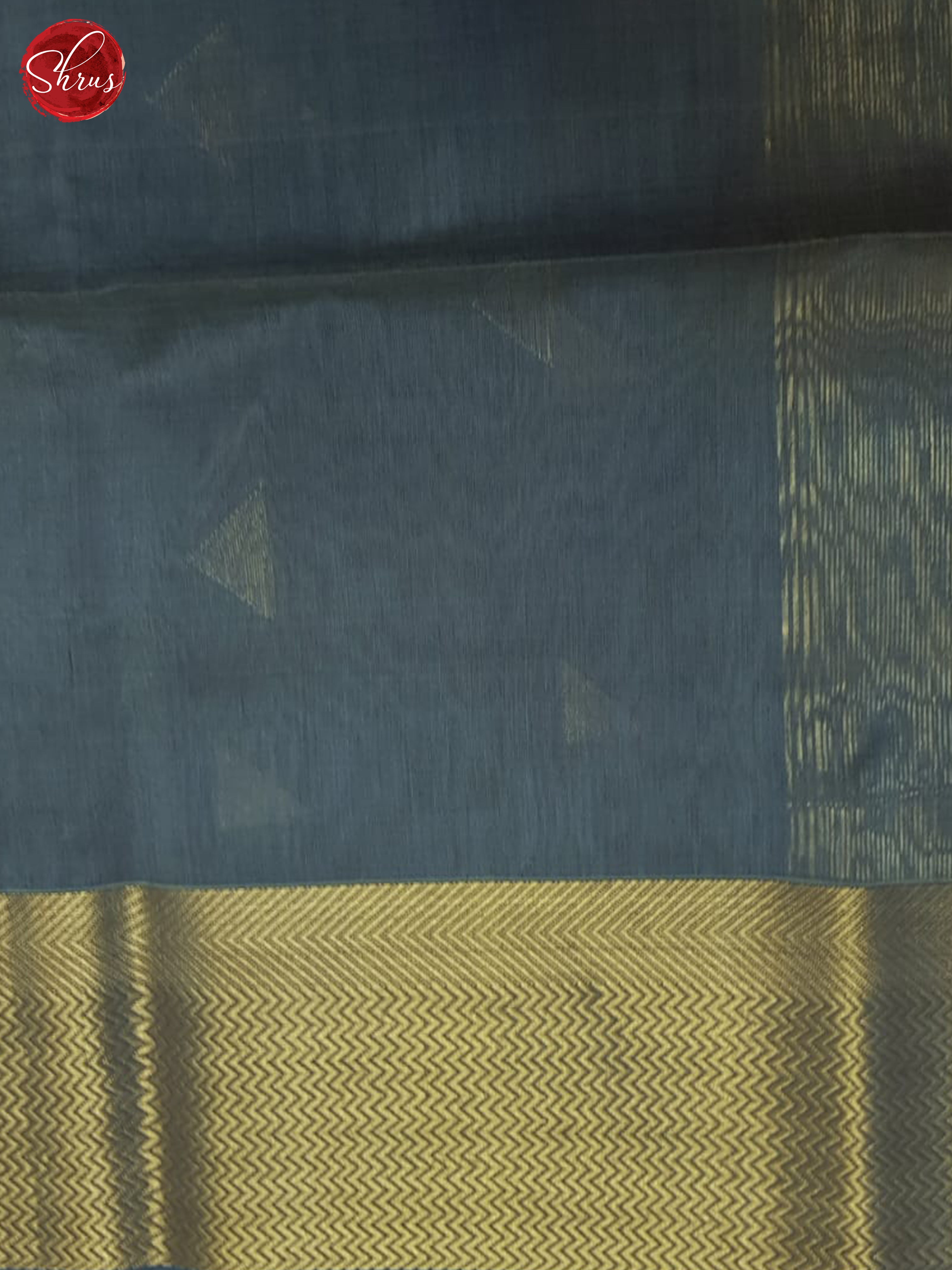 Elachi Green & Grey - Maheshwari silkcotton Saree - Shop on ShrusEternity.com