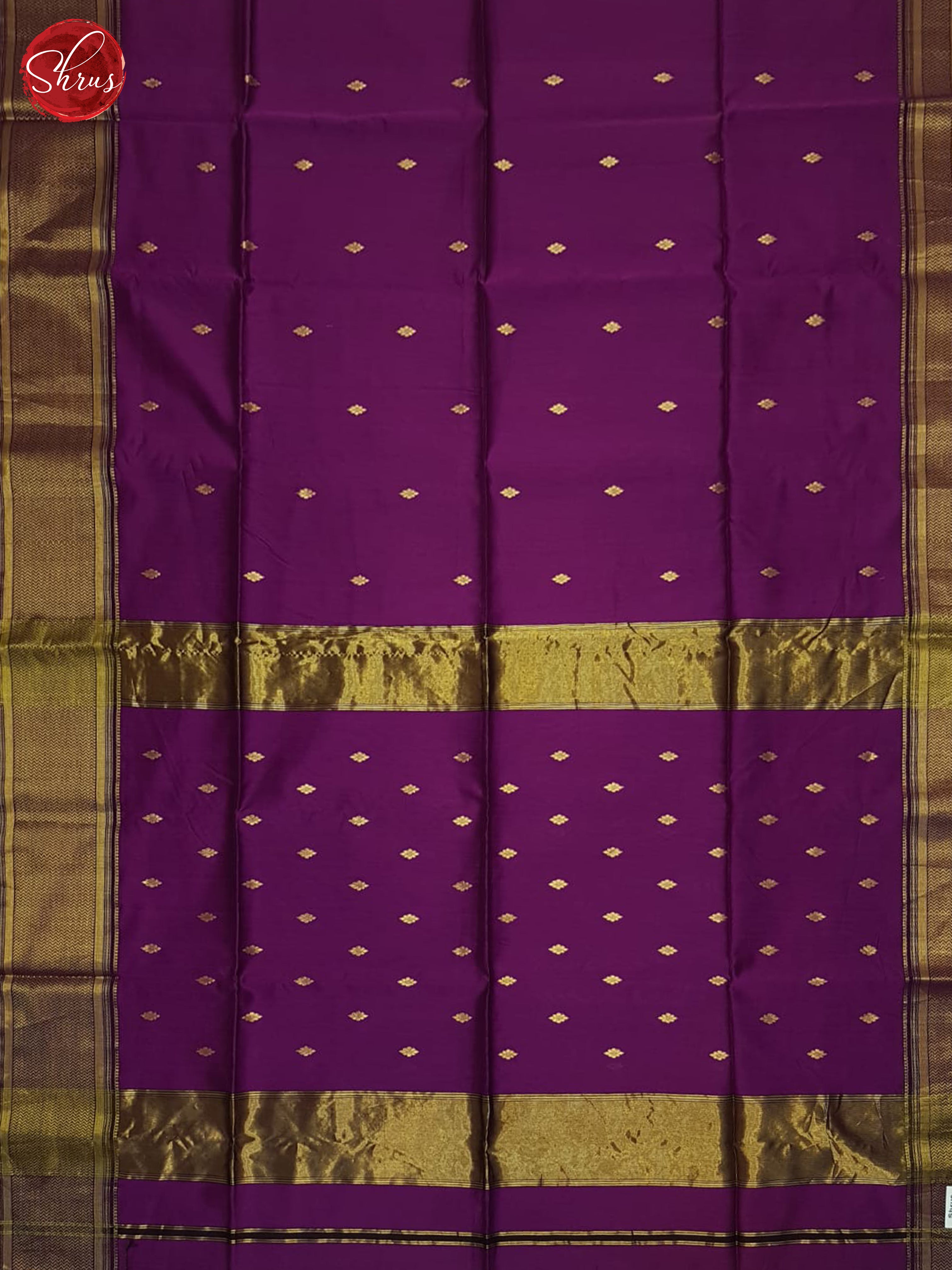 Vadamalli (Single Tone) - Maheshwari silkcotton Saree - Shop on ShrusEternity.com