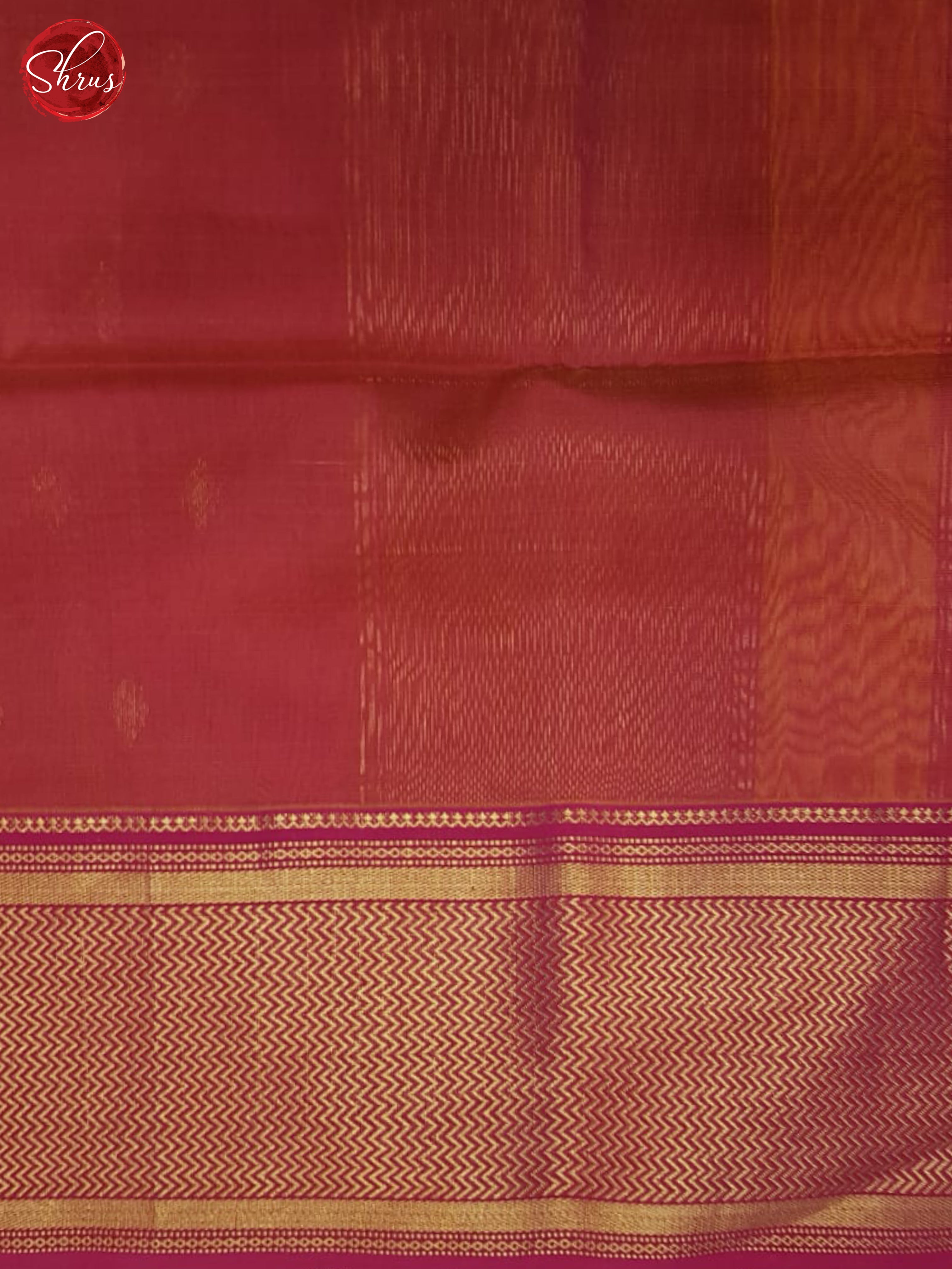 Yellow & Pink - Maheshwari silkcotton Saree - Shop on ShrusEternity.com