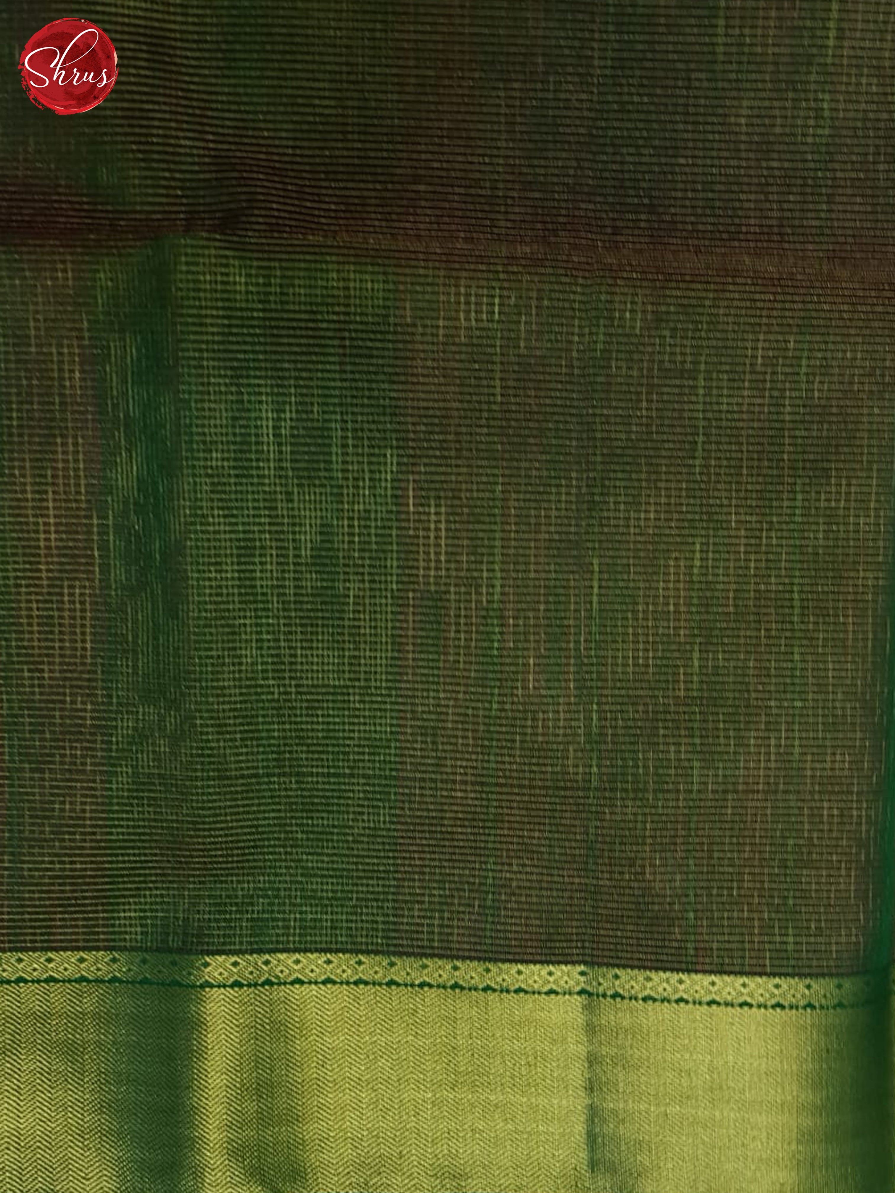 Red and Green - Maheshwari silkcotton Saree - Shop on ShrusEternity.com