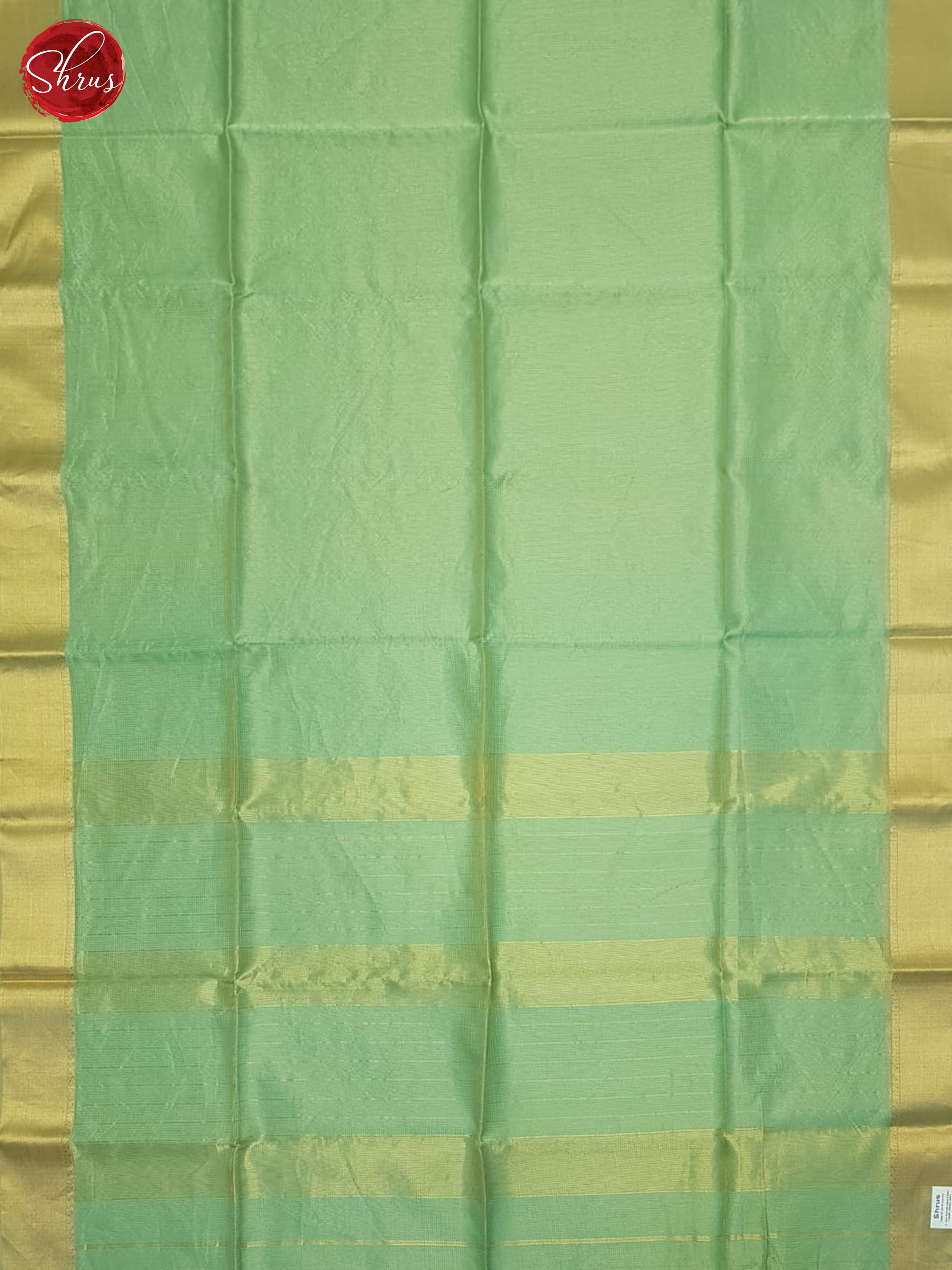 Green(Single tone) - Maheshwari silkcotton Saree - Shop on ShrusEternity.com