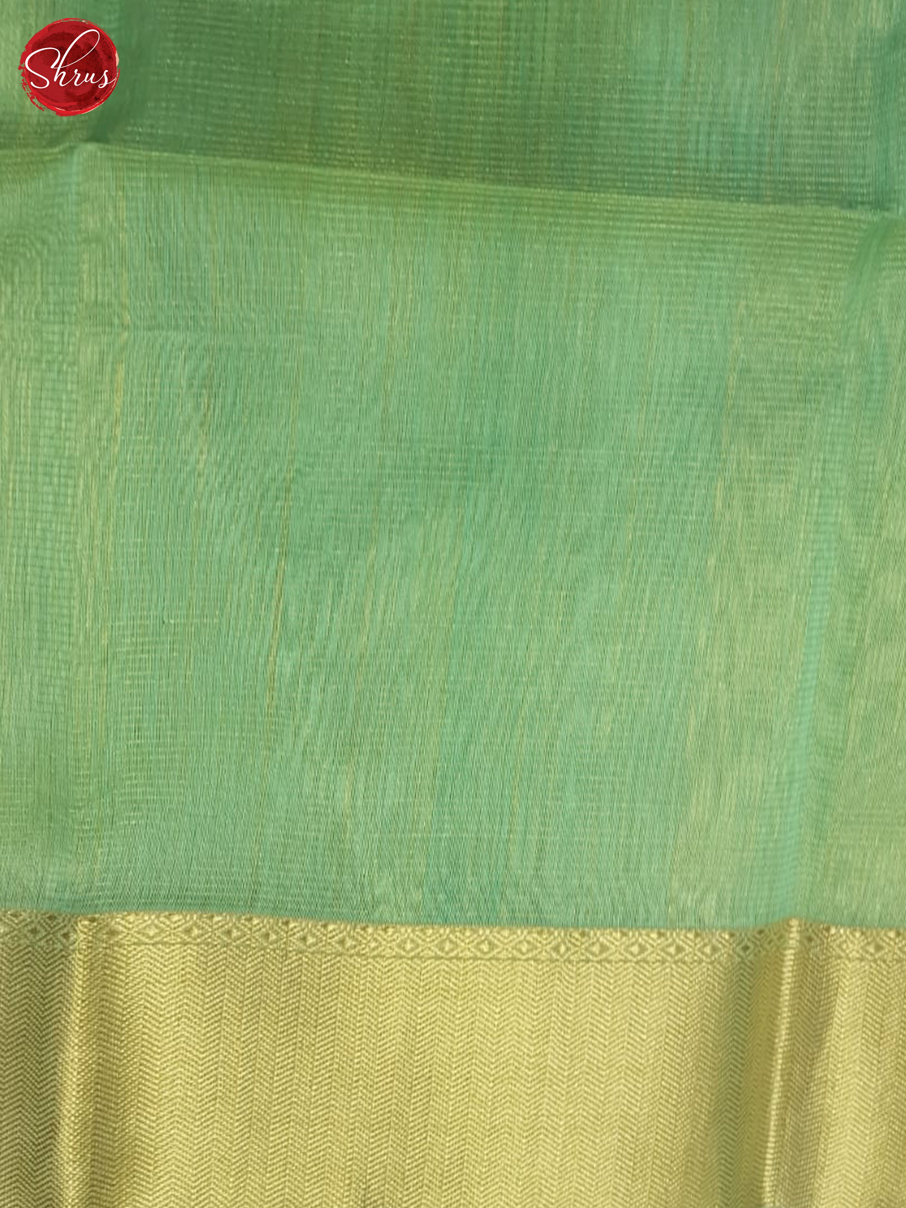 Green(Single tone) - Maheshwari silkcotton Saree - Shop on ShrusEternity.com