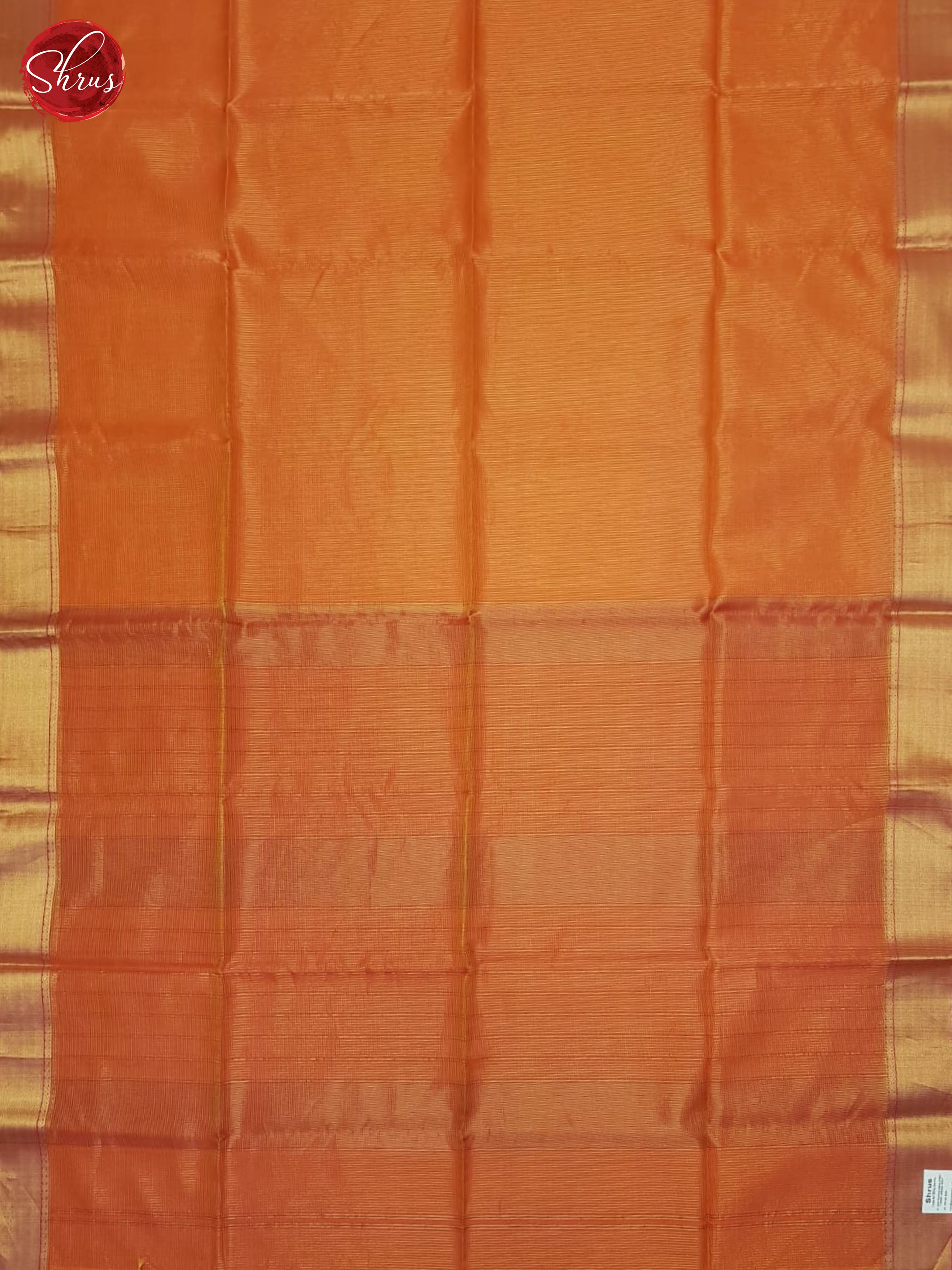 Orange and pink- Maheshwari silkcotton Saree - Shop on ShrusEternity.com