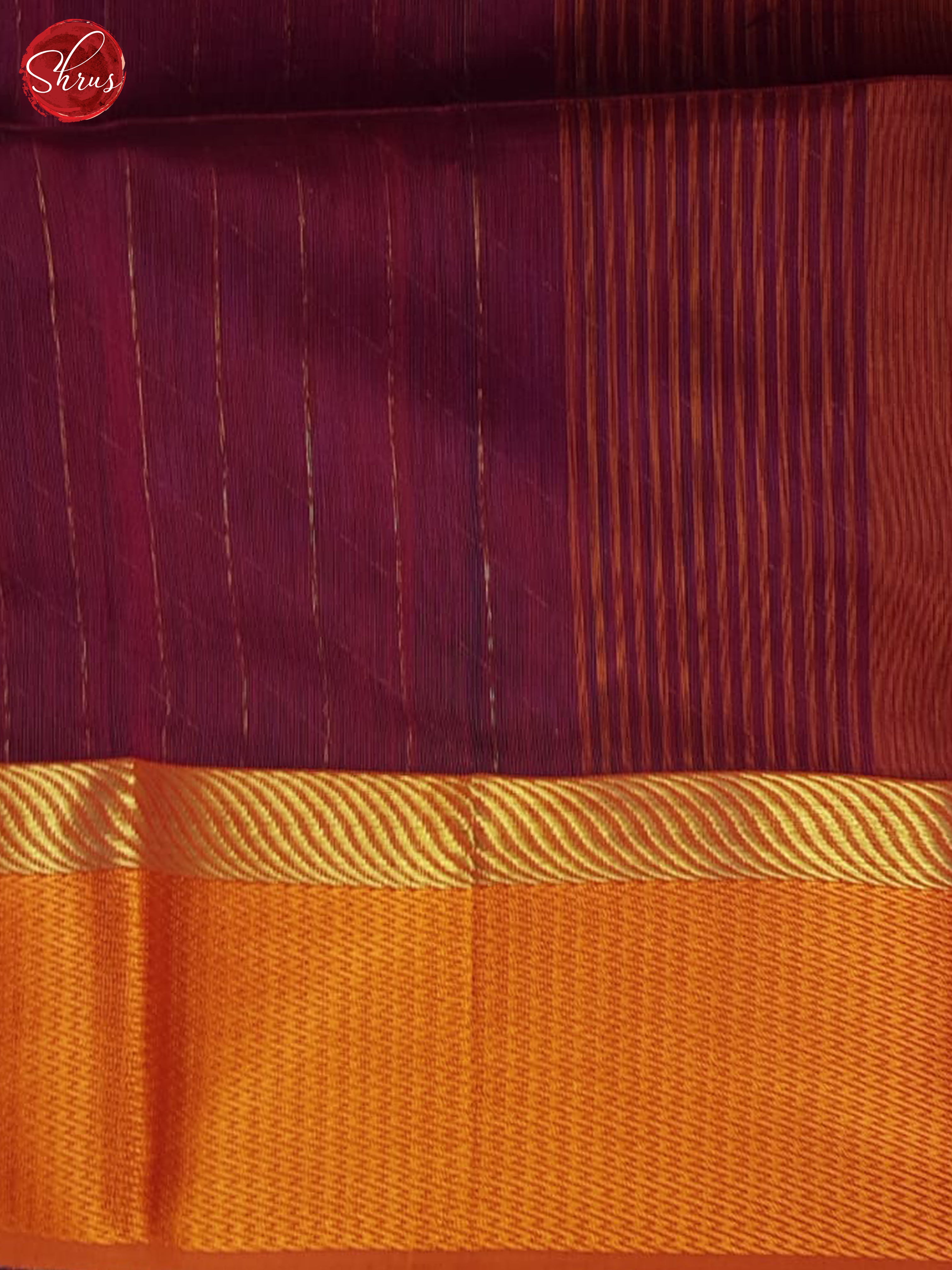 Blu e& Orange - Maheshwari silkcotton Saree - Shop on ShrusEternity.com