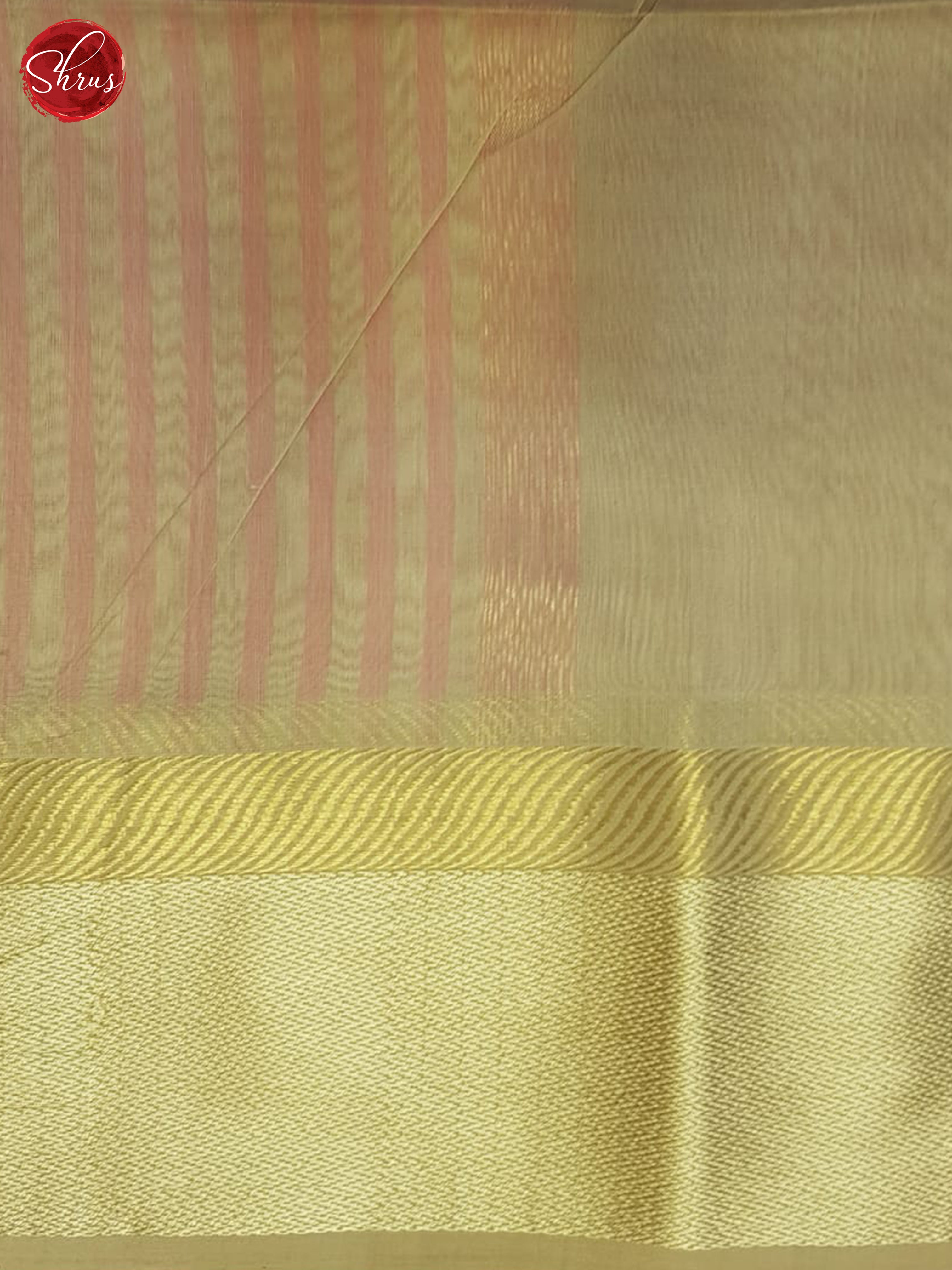 Pink & Beige - Maheshwari silkcotton Saree - Shop on ShrusEternity.com