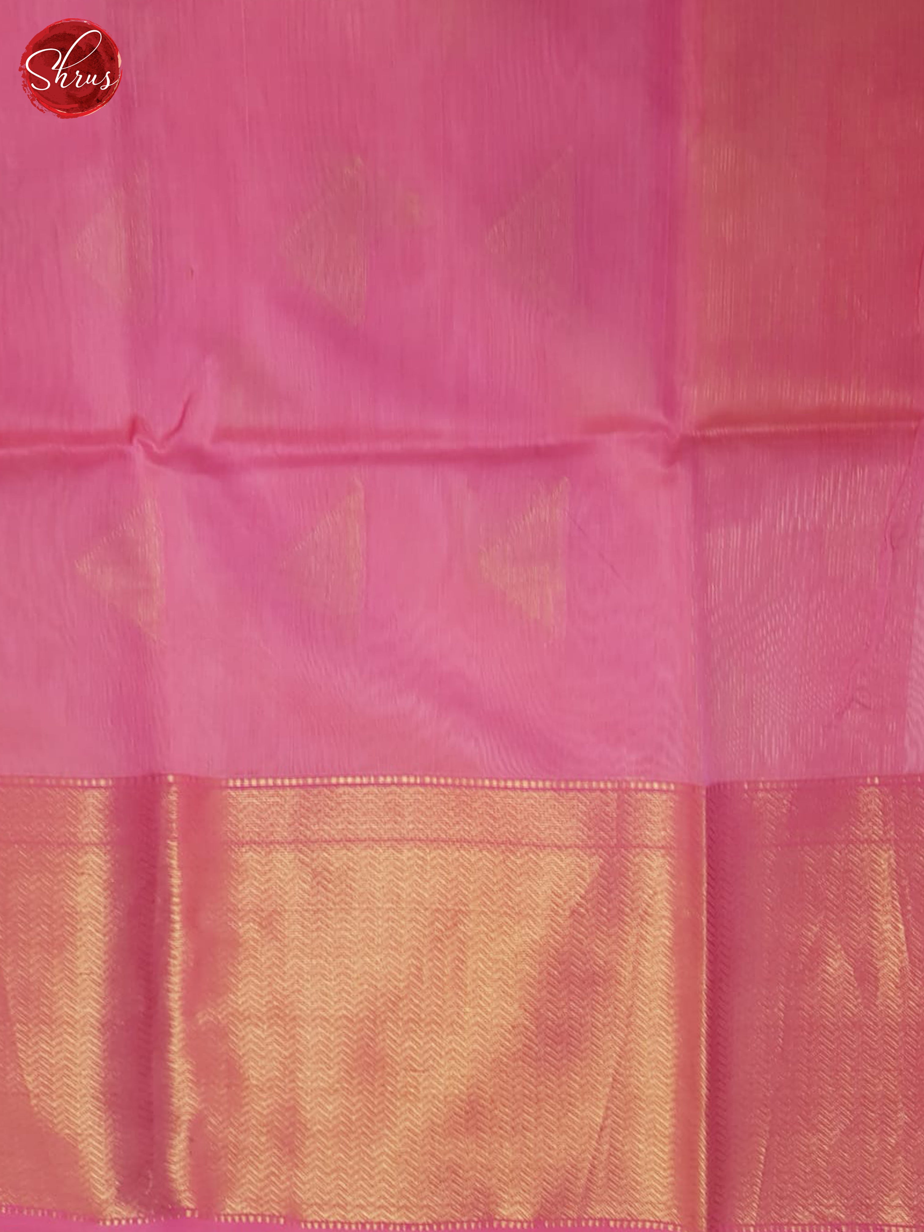 Cream And Pink- Maheshwari Silk Cotton Saree - Shop on ShrusEternity.com