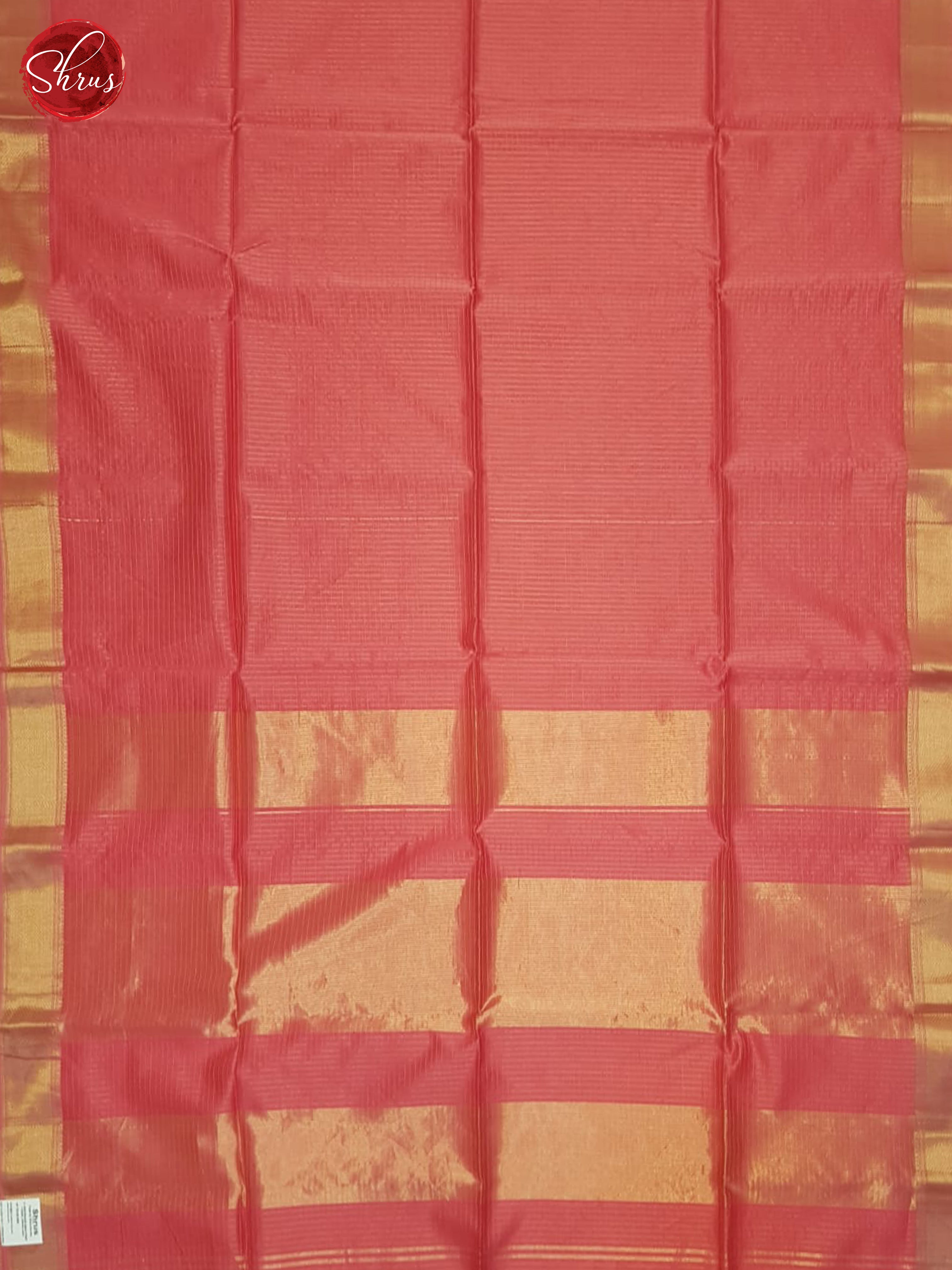 Pink(Single Tone)- Maheshwari silkcotton Saree - Shop on ShrusEternity.com