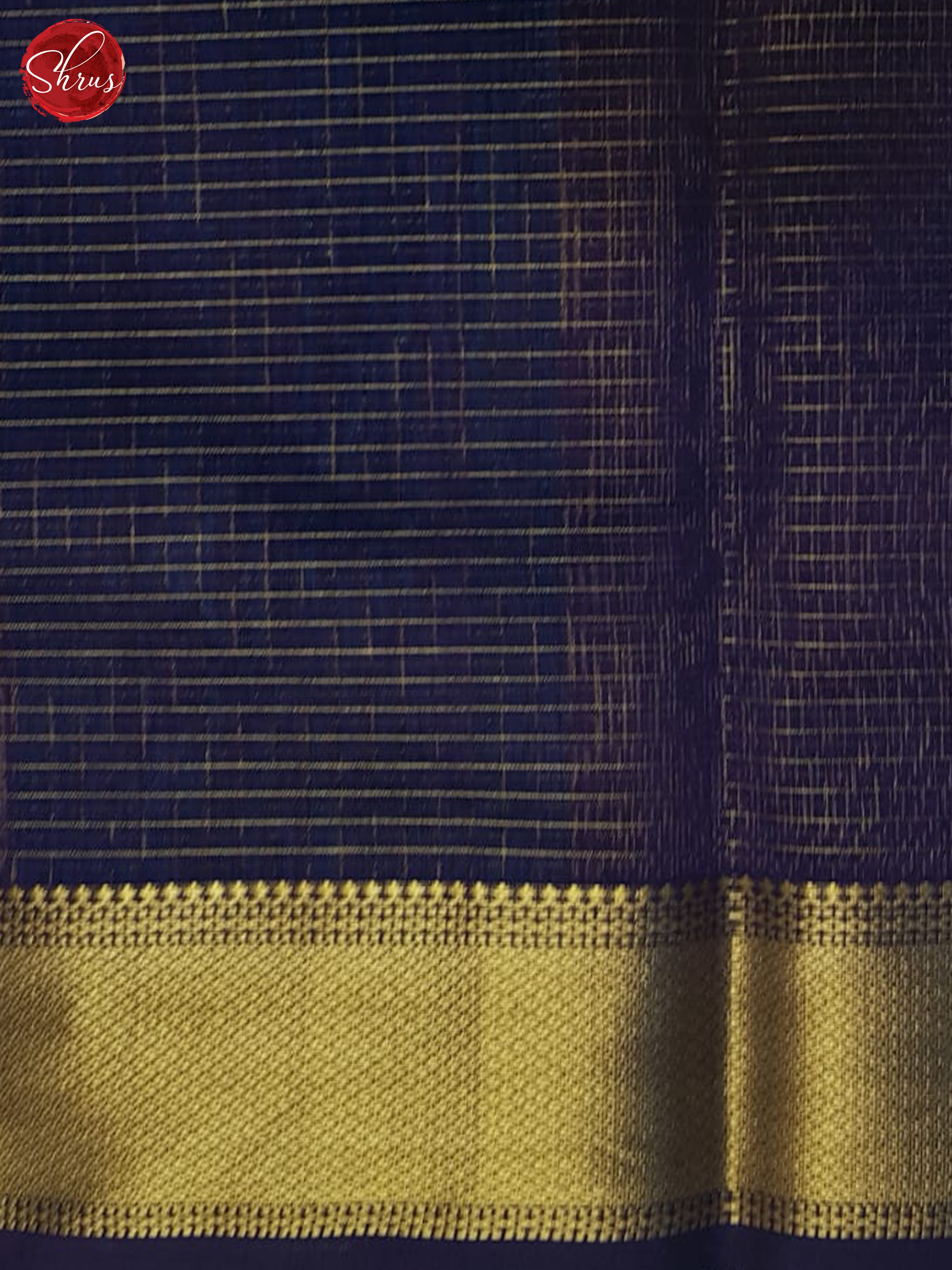 Blue & Purple - Maheshwari silkcotton Saree - Shop on ShrusEternity.com