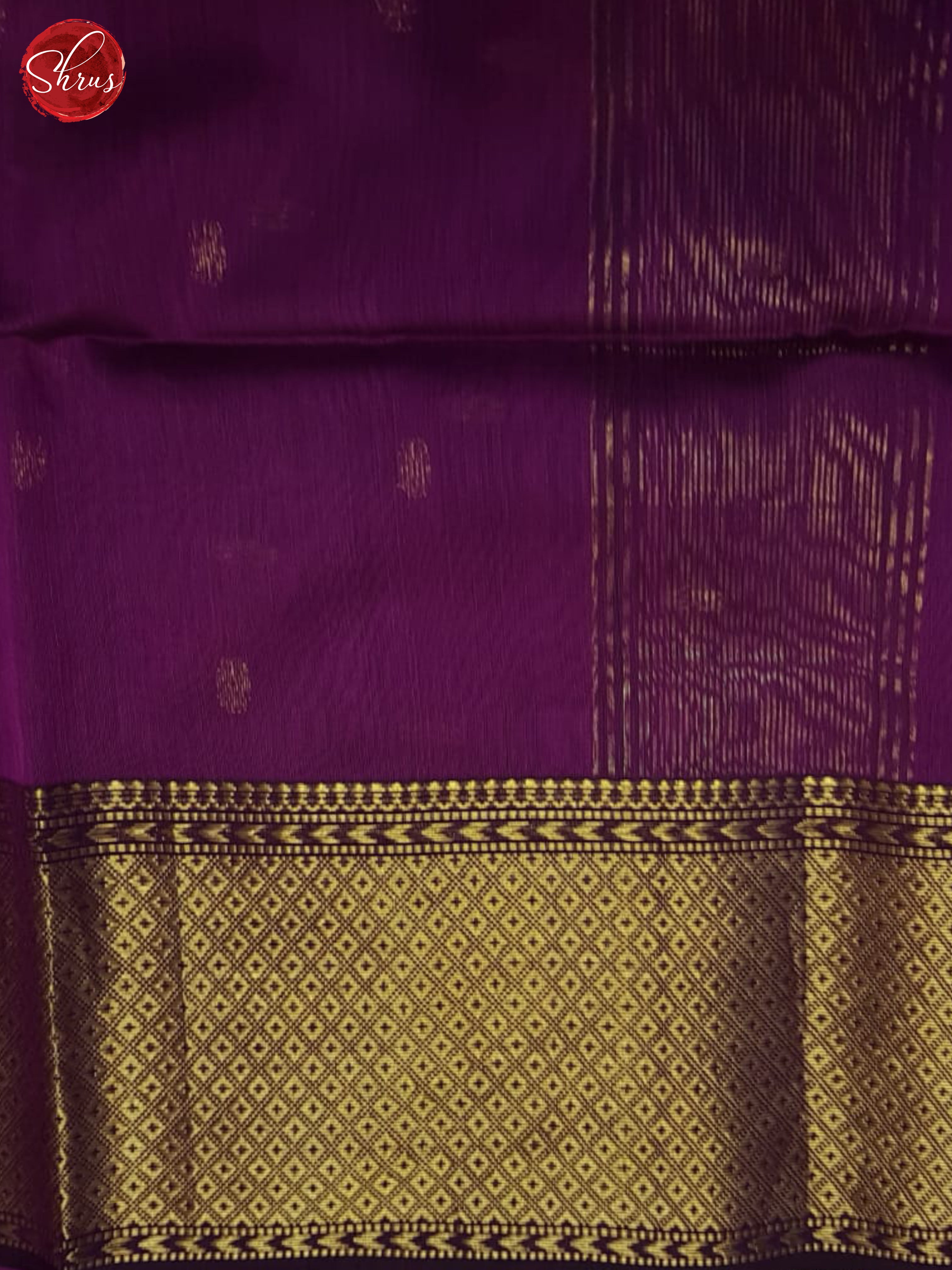 Vadamalli(Single Tone)- Maheshwari silkcotton Saree - Shop on ShrusEternity.com