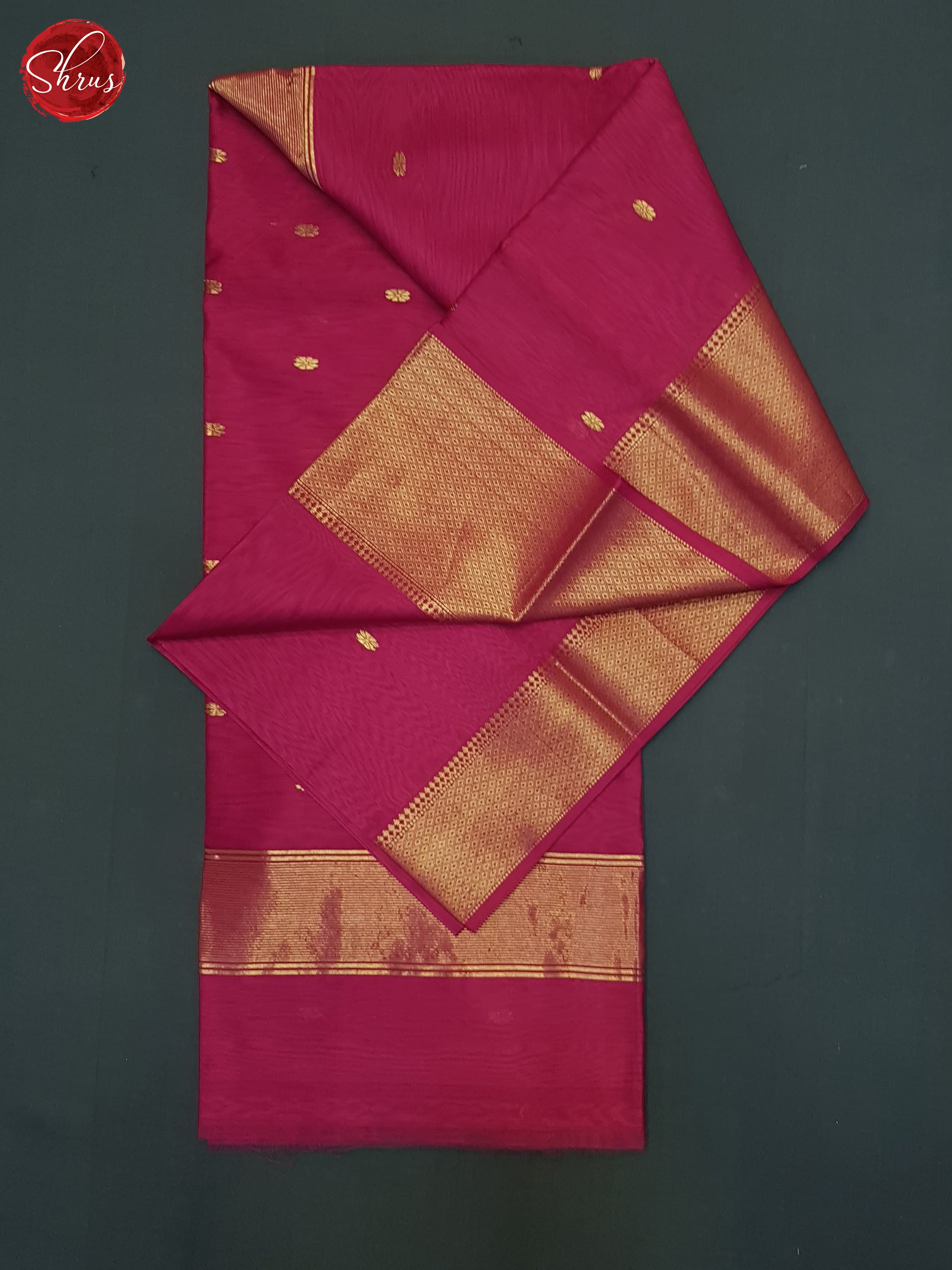 Pink(Single Tone) - Maheshwari Silk Cotton Saree