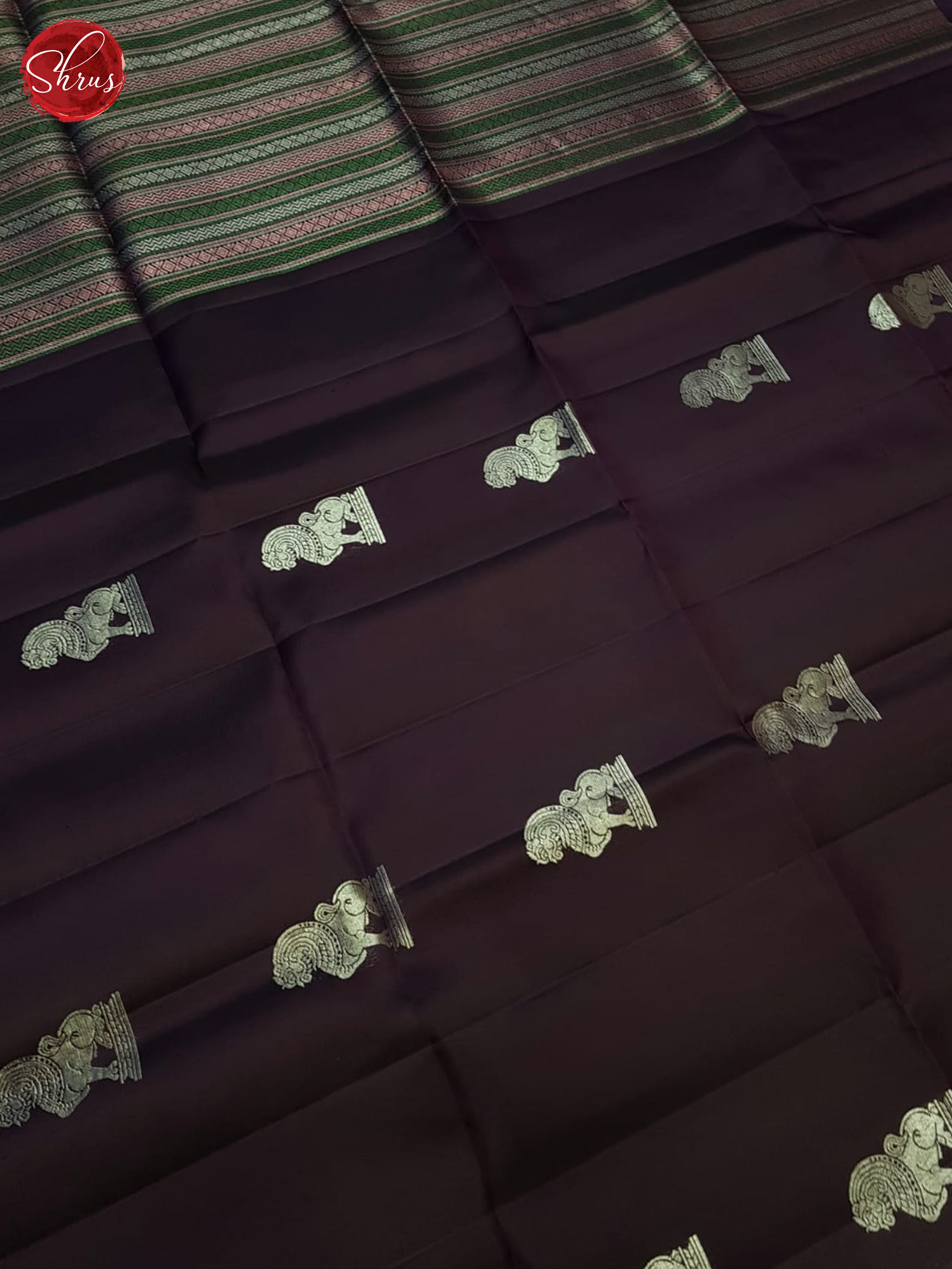 Jamun Fruit(SIngle Tone)- Soft Silk Saree - Shop on ShrusEternity.com