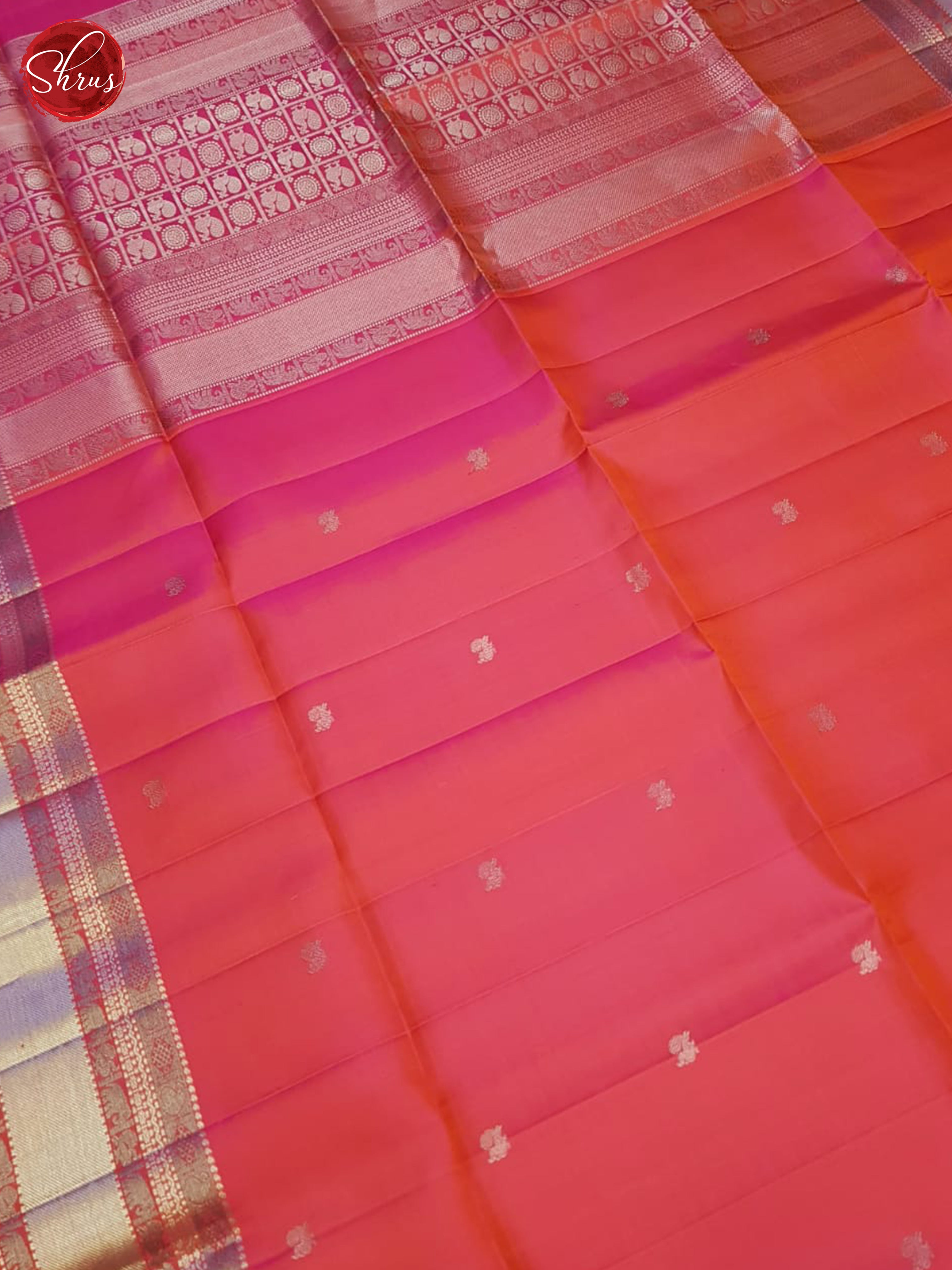 Pink(Single Tone)- Soft Silk Saree - Shop on ShrusEternity.com