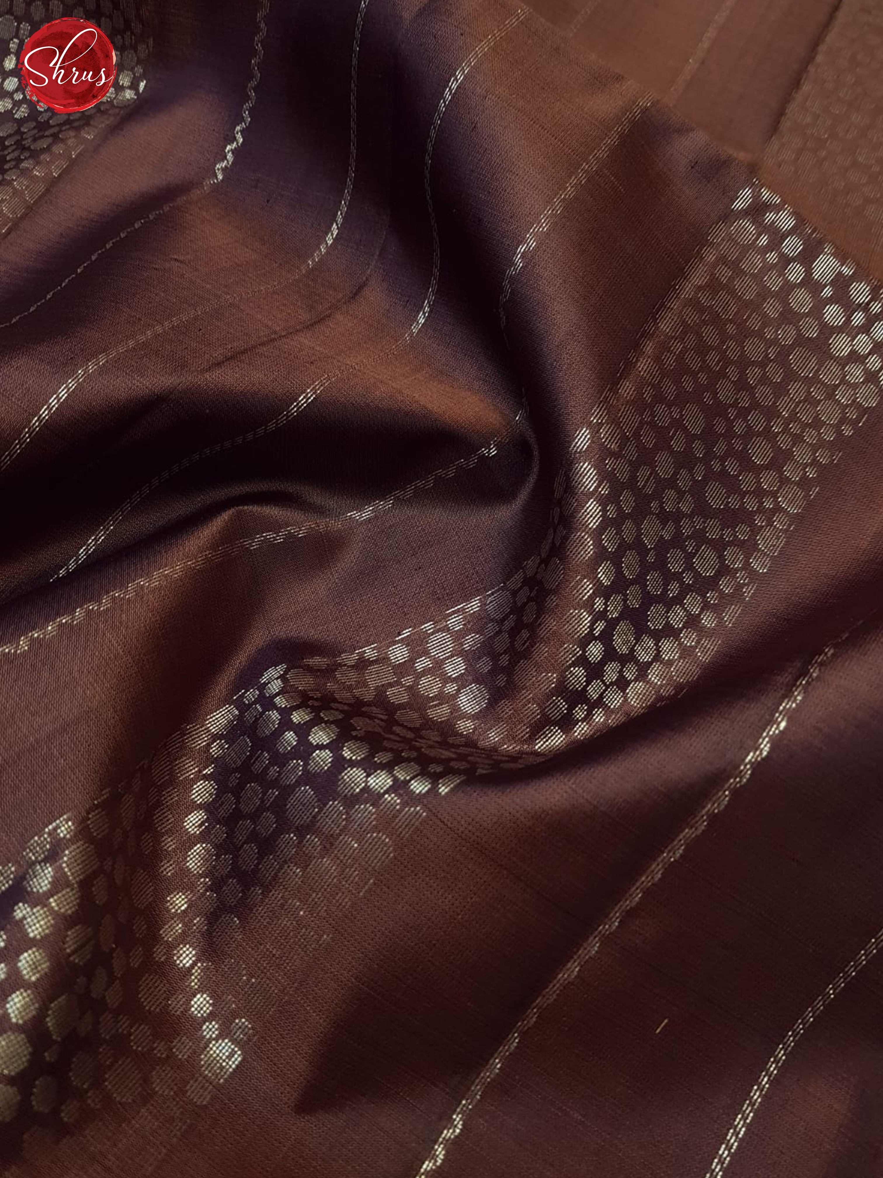 Dusty Dark Onion And Blue- Soft Silk Saree - Shop on ShrusEternity.com