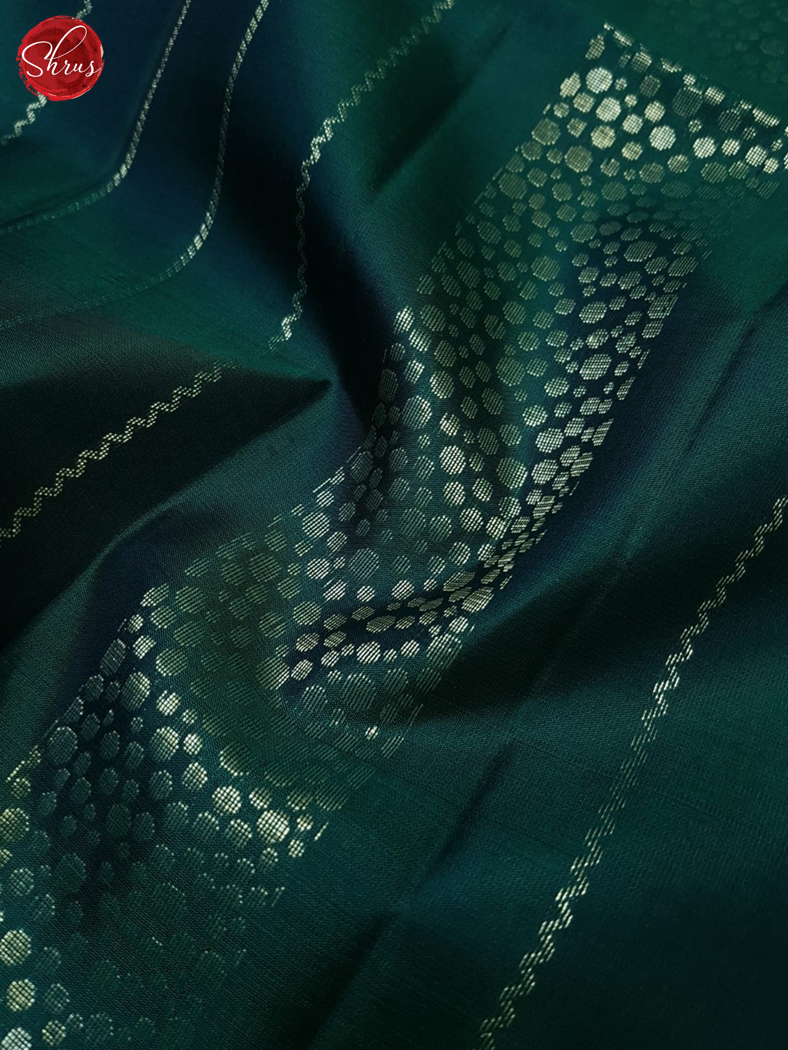 German Blue And Blue- Soft Silk Saree - Shop on ShrusEternity.com