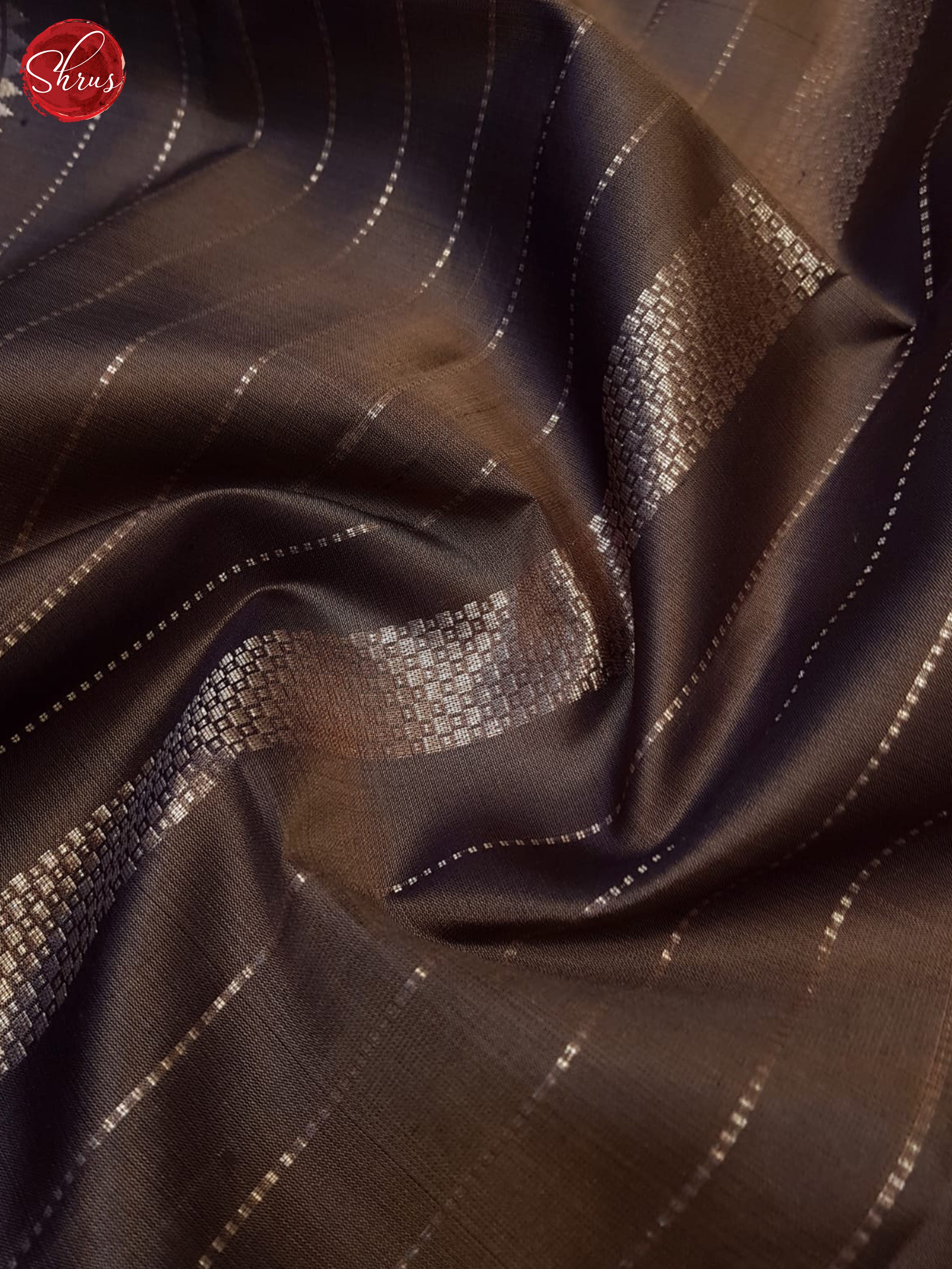 Brown And Teal Green- Soft Silk Saree - Shop on ShrusEternity.com