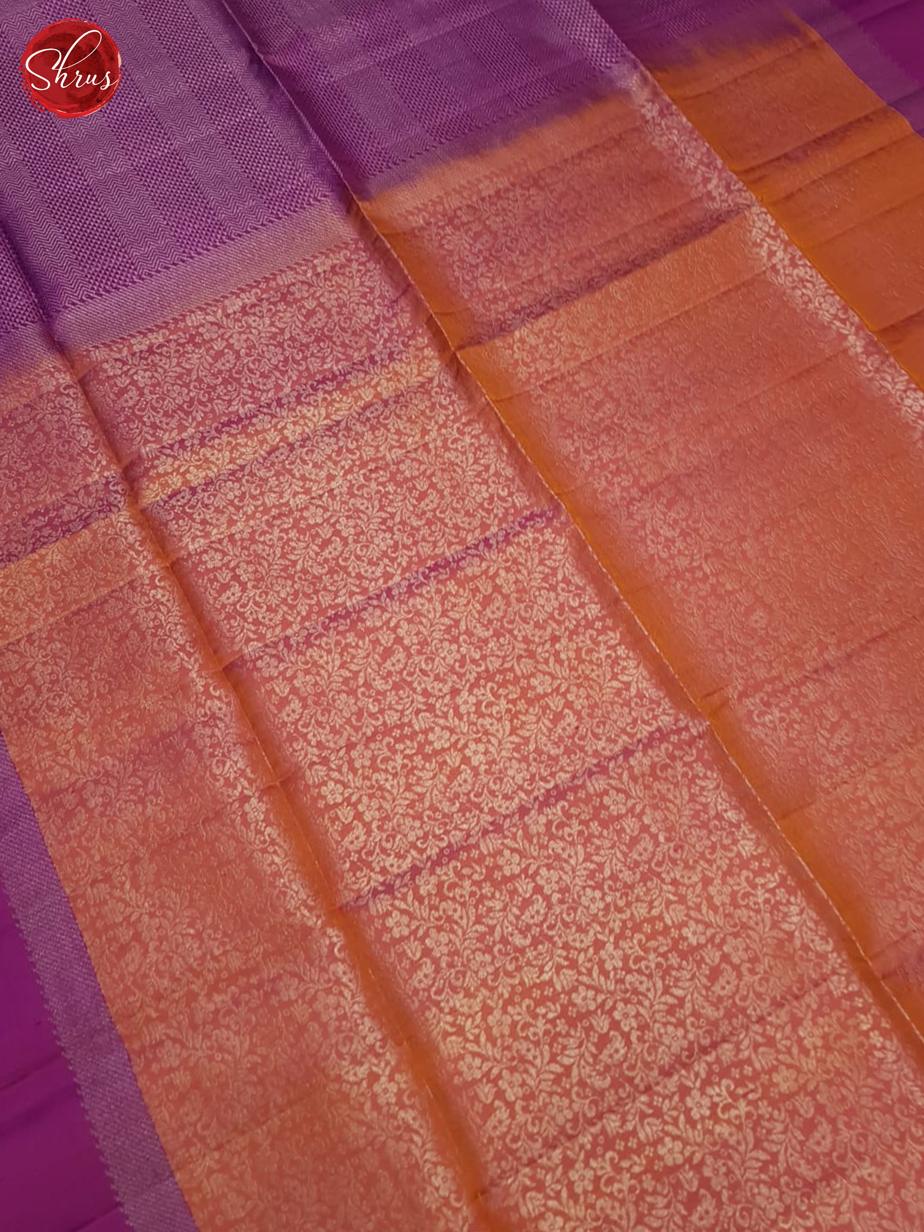 Orange And Pink- Soft Silk Saree - Shop on ShrusEternity.com