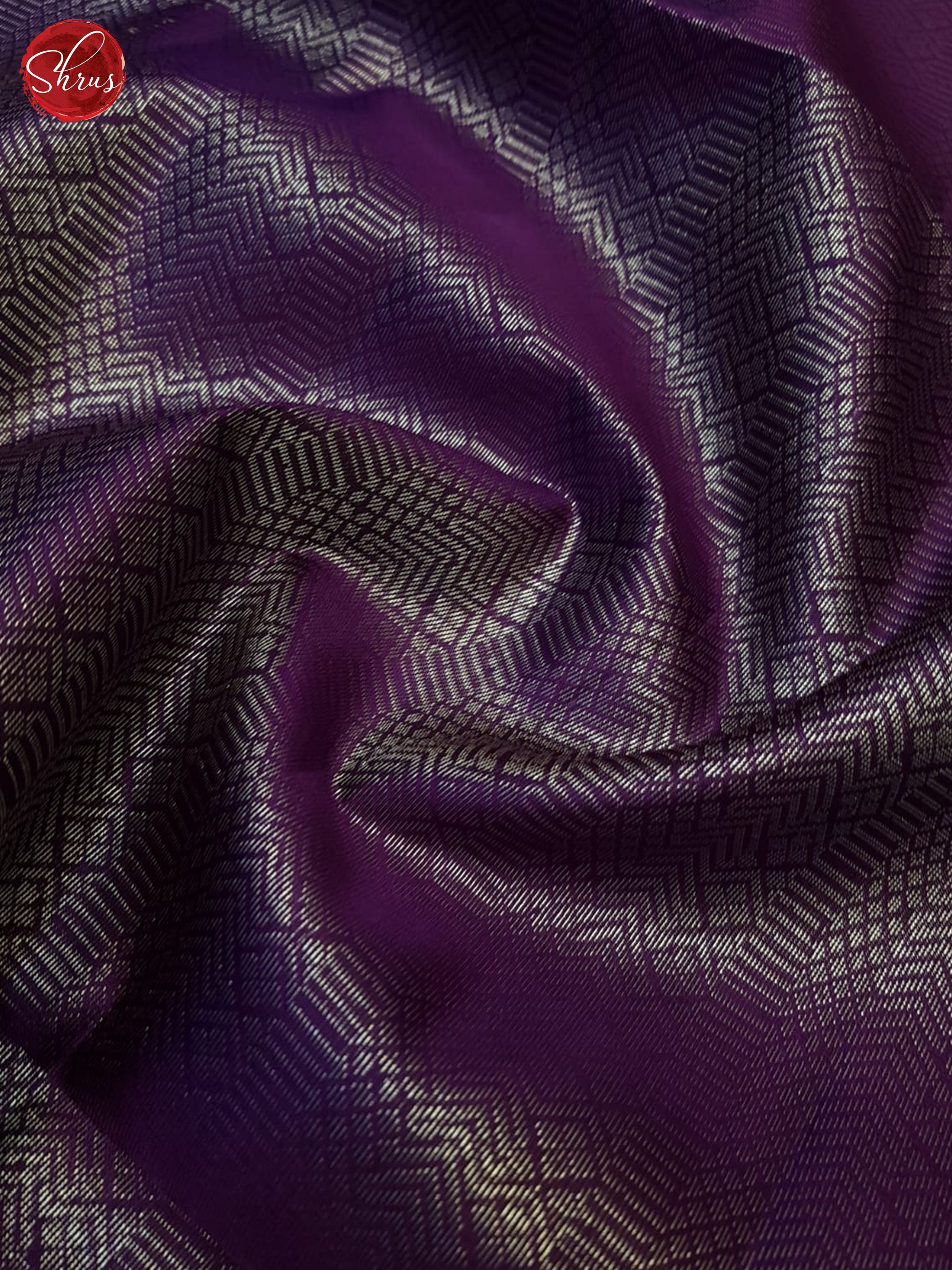 Purple And Green- Soft Silk Saree - Shop on ShrusEternity.com