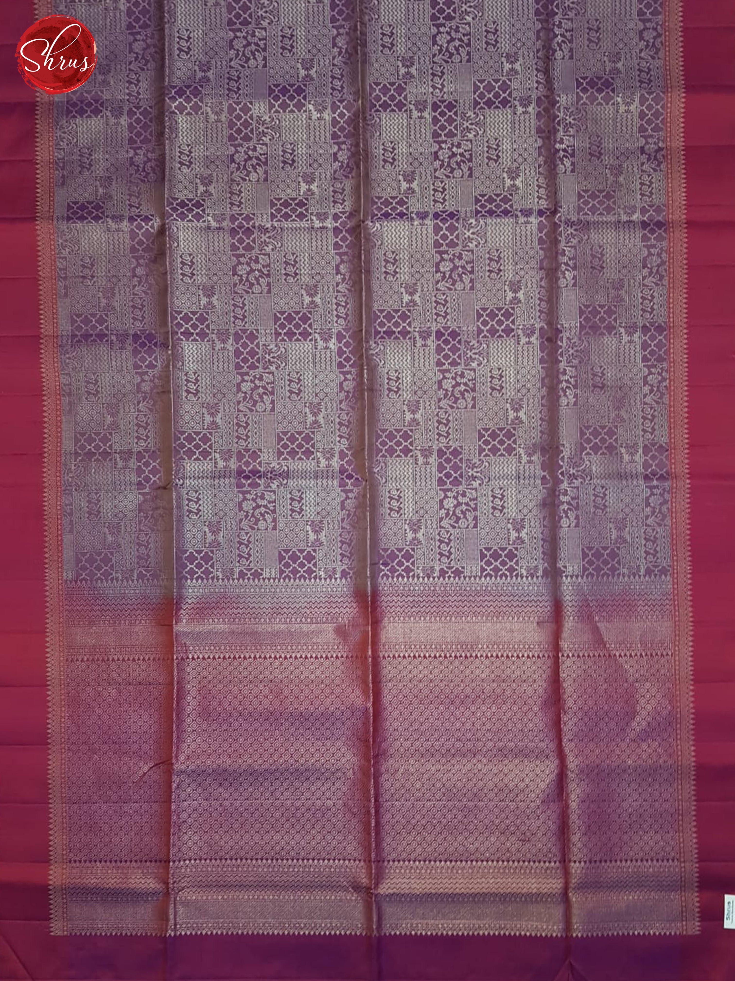 Lavender And Pink- Soft Silk Saree - Shop on ShrusEternity.com