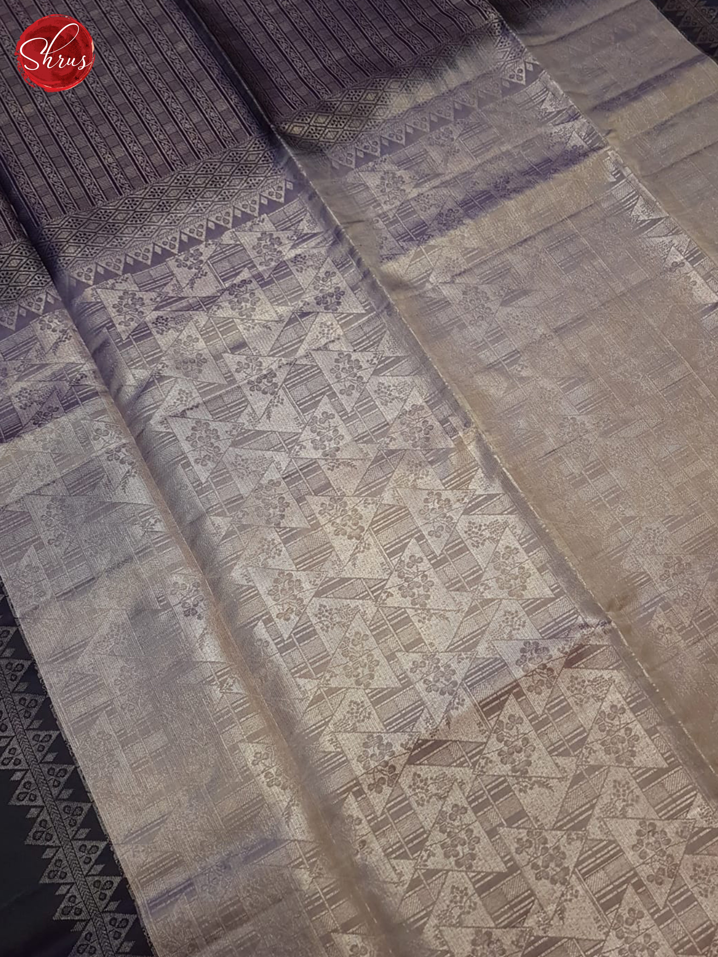 Dusty Onion And Wine- Soft Silk Saree - Shop on ShrusEternity.com