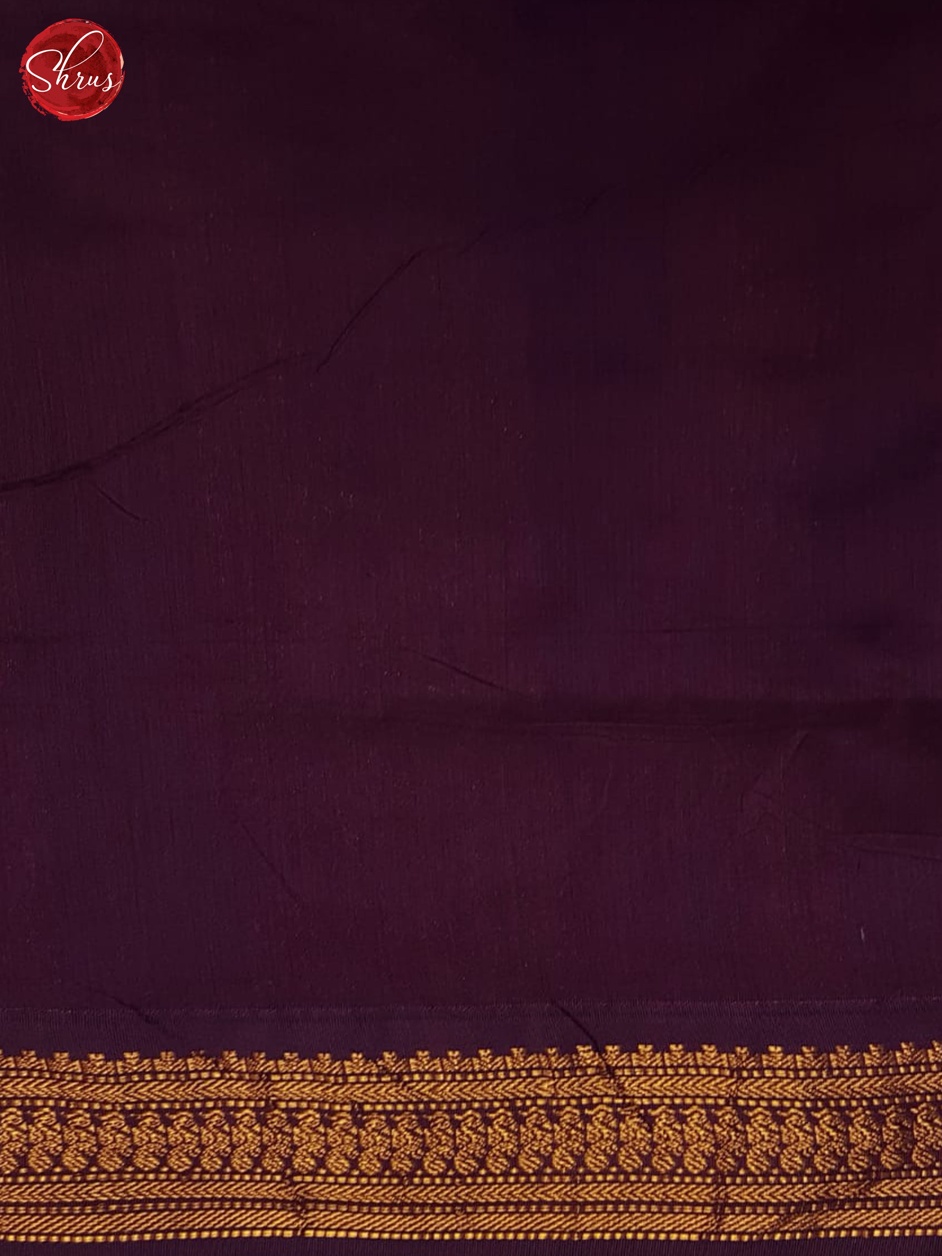 Grey & Wine - Kalyani Cotton Saree - Shop on ShrusEternity.com