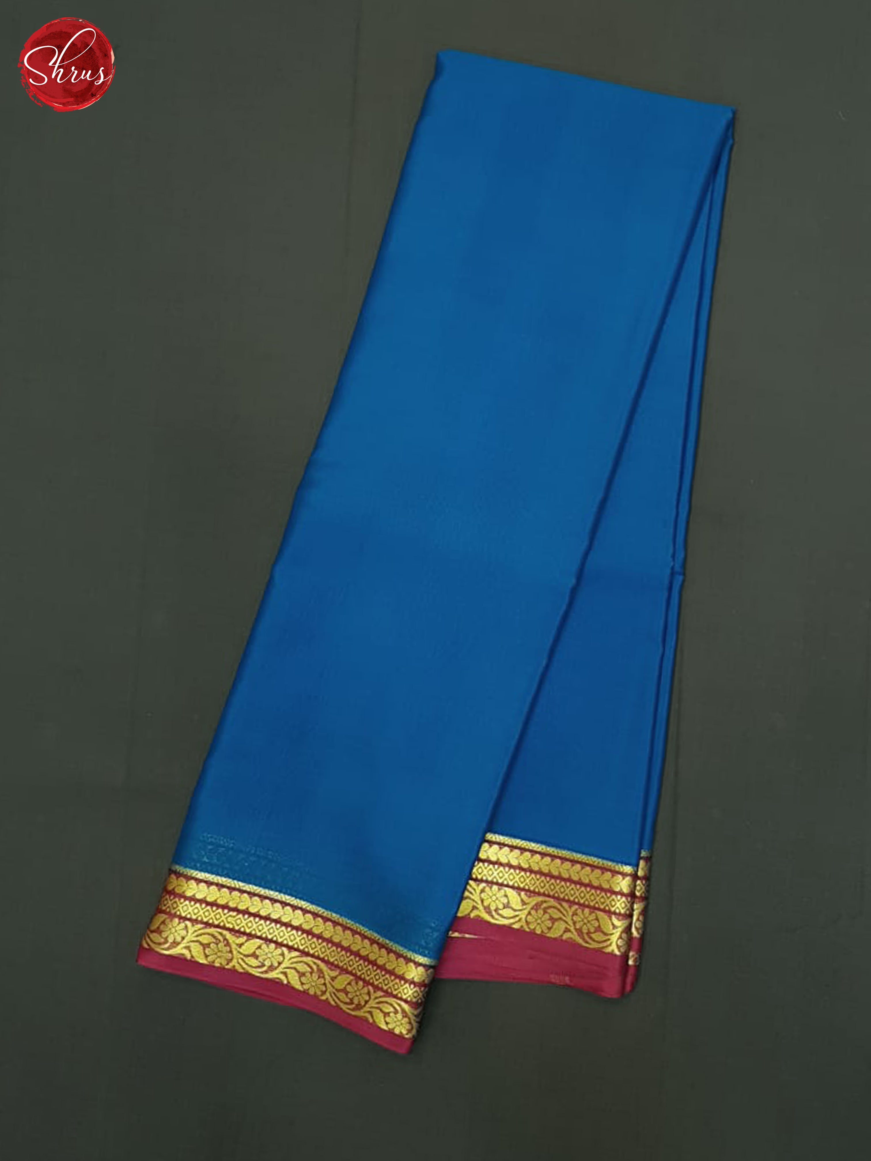 Blue And Pink- Mysore Silk Saree