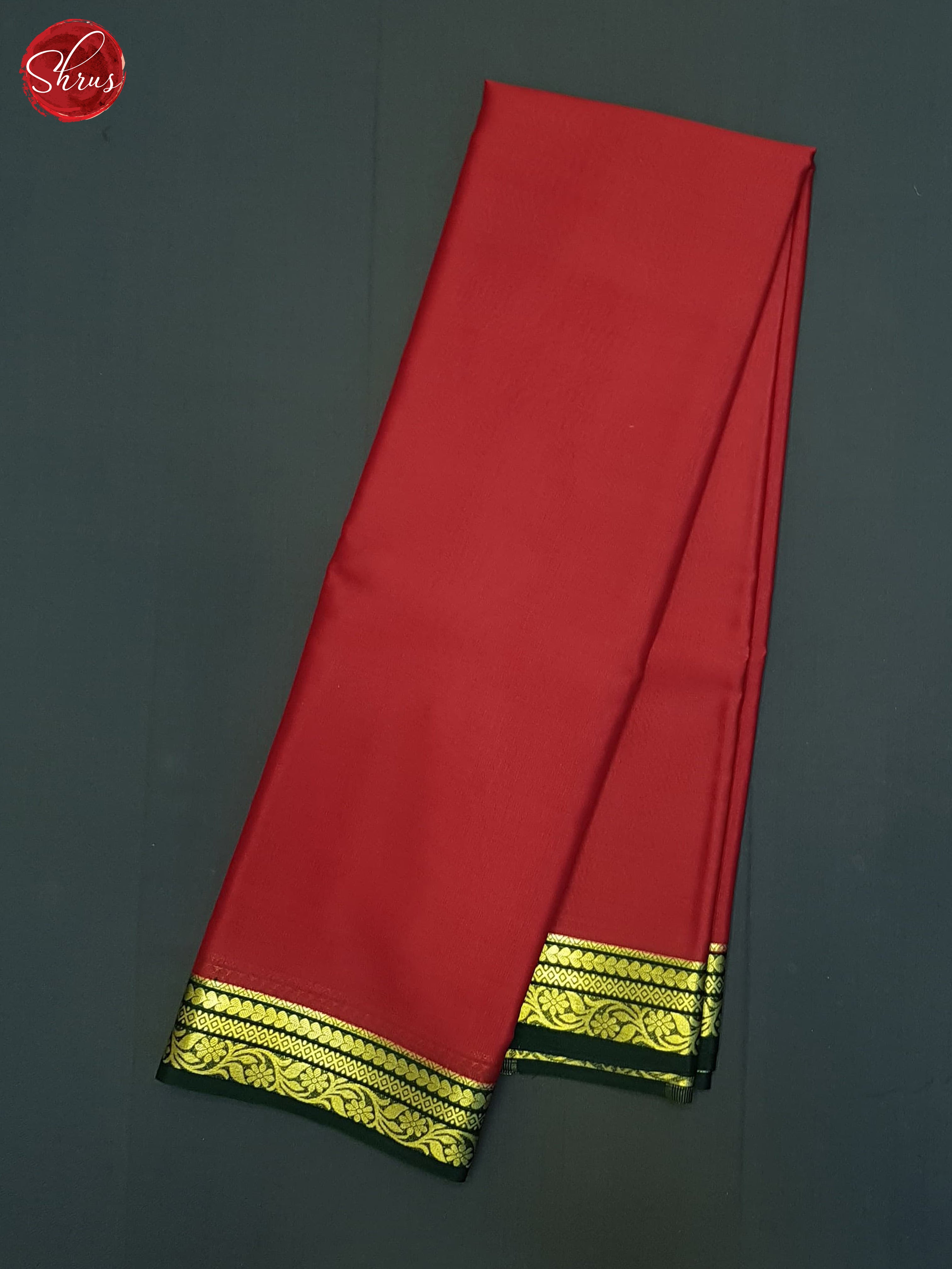 Red And Green- Mysore Silk Saree - Shop on ShrusEternity.com