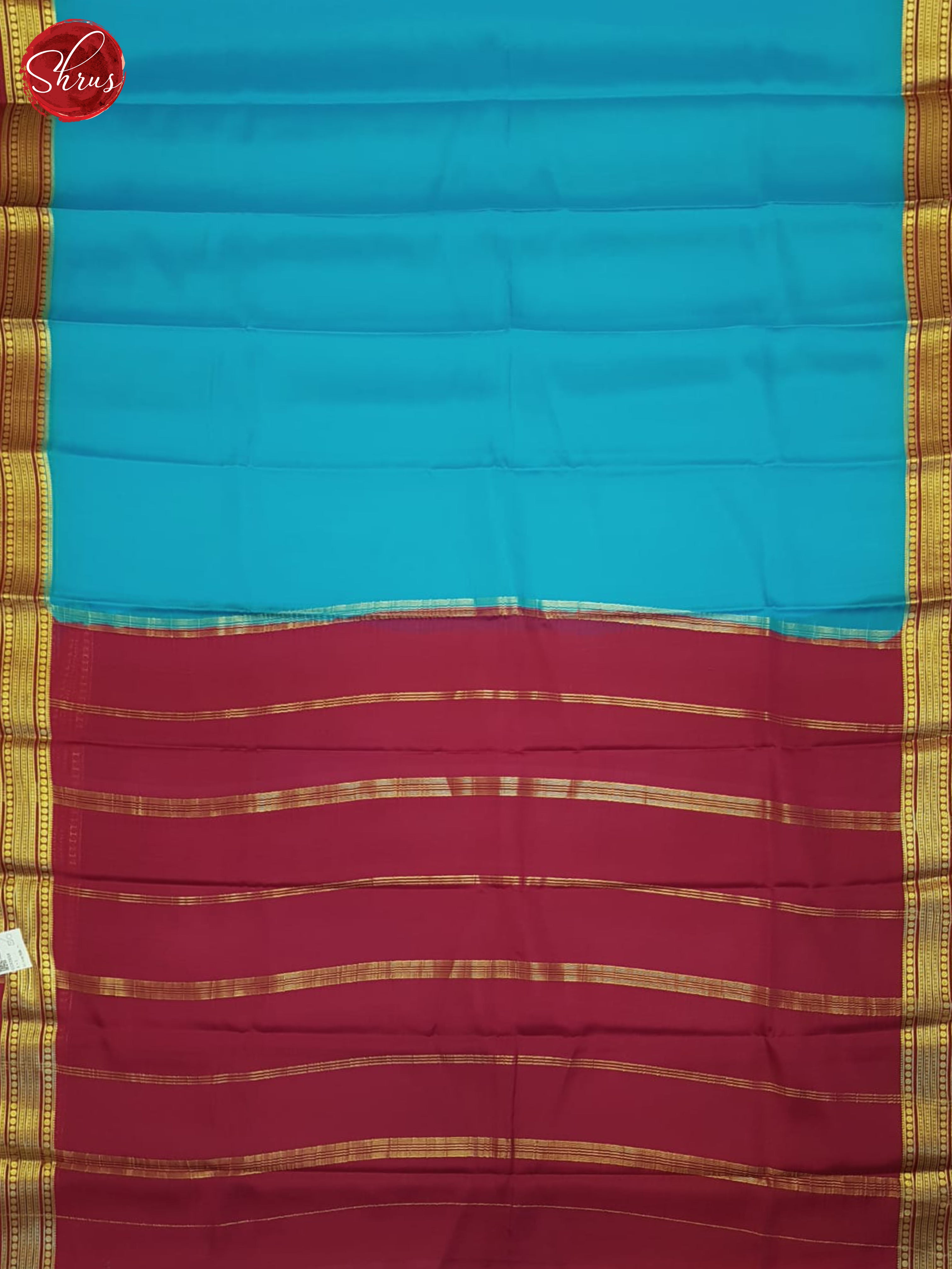 Blue And Pink- Mysore Silk Saree