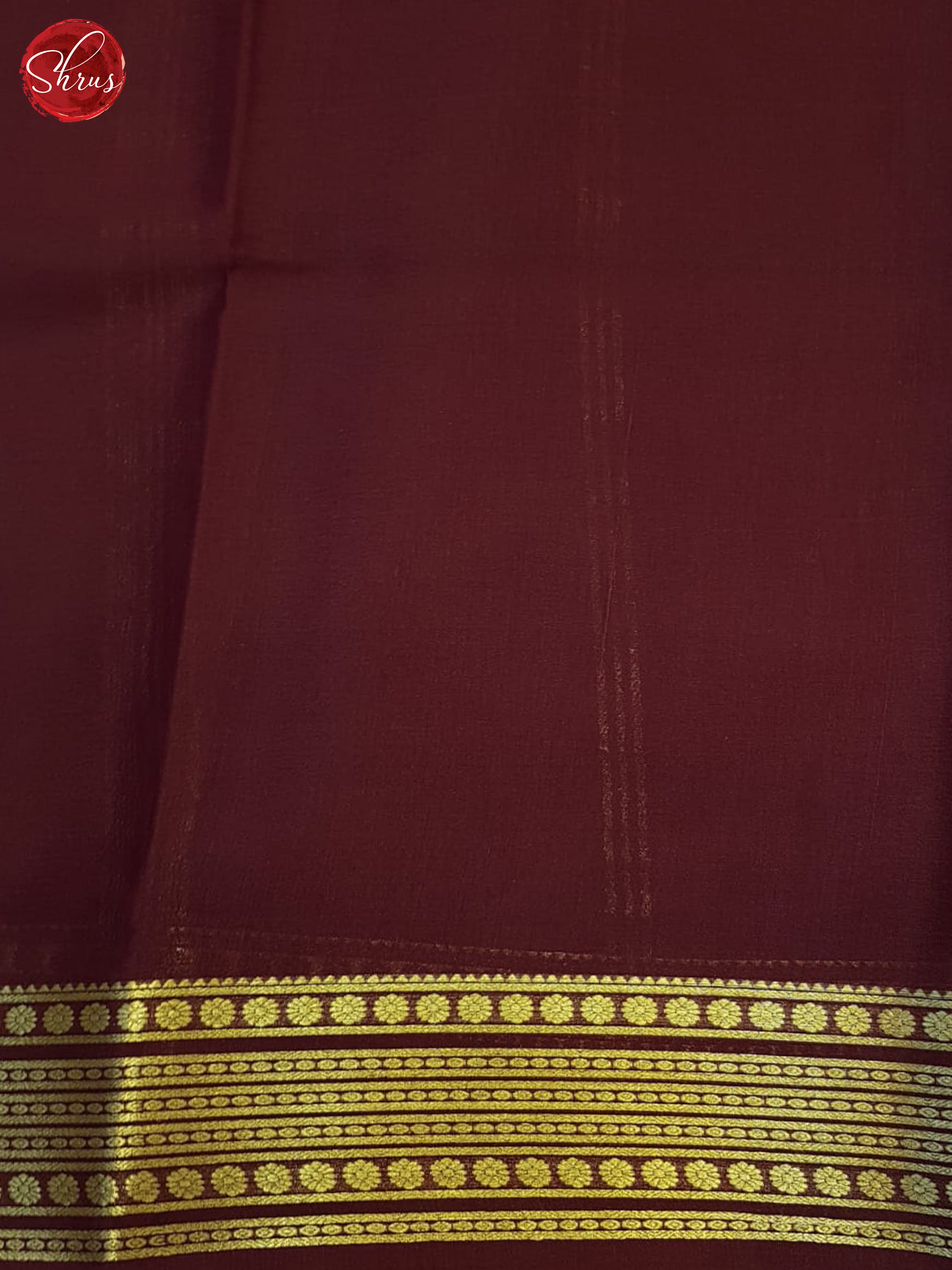 Beige & Brown - Mysore Silk Saree - Shop on ShrusEternity.com