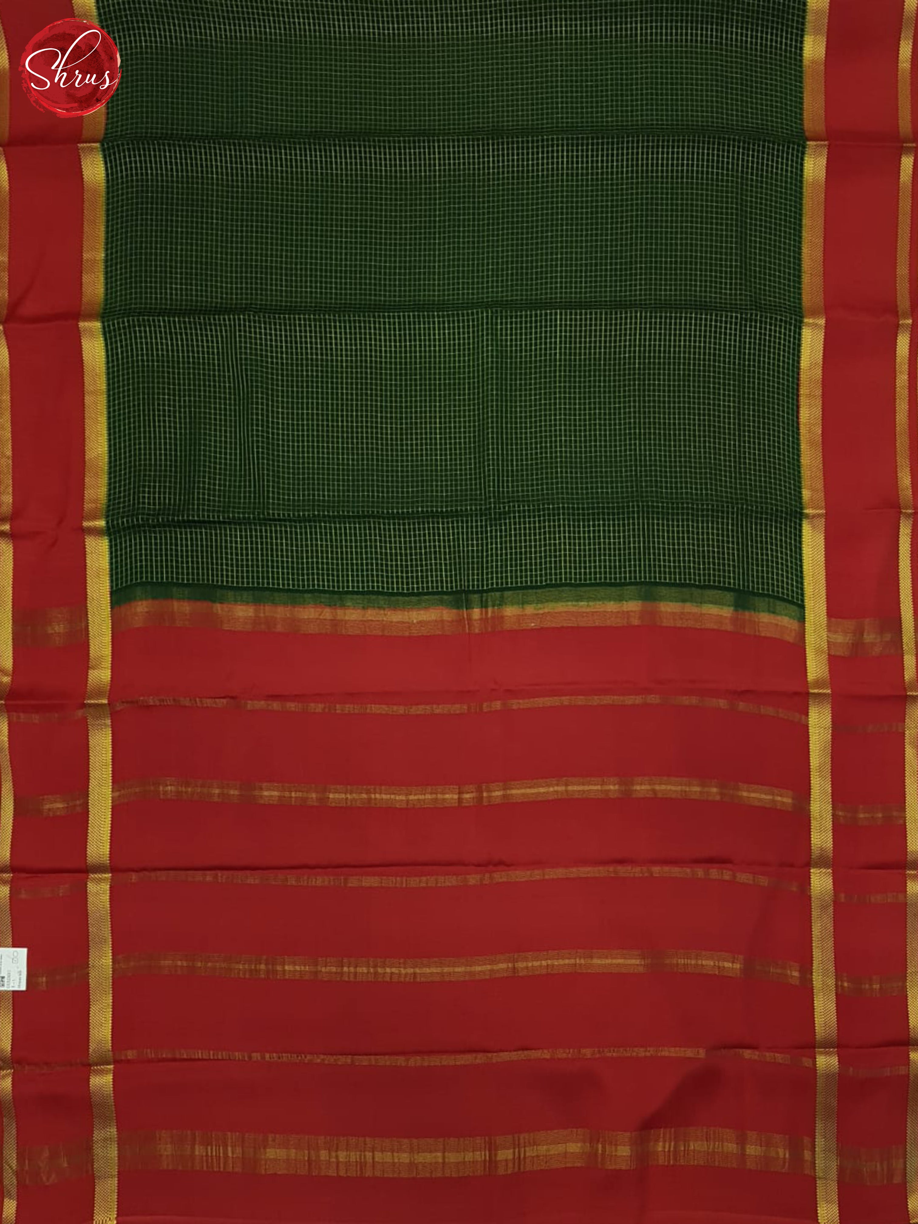 Green And Red- Mysore Silk Saree