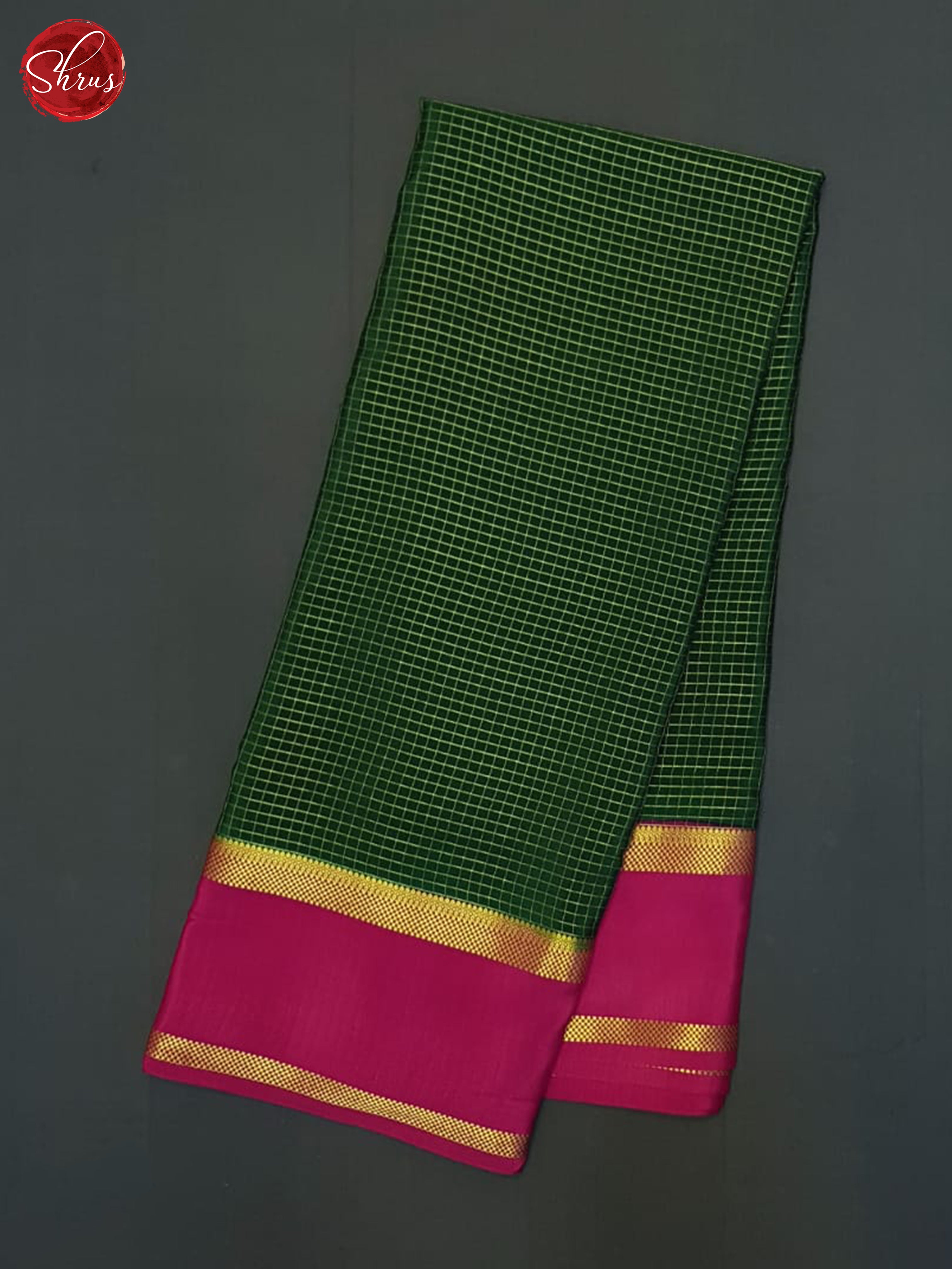 Green And Pink- Mysore Silk Saree - Shop on ShrusEternity.com