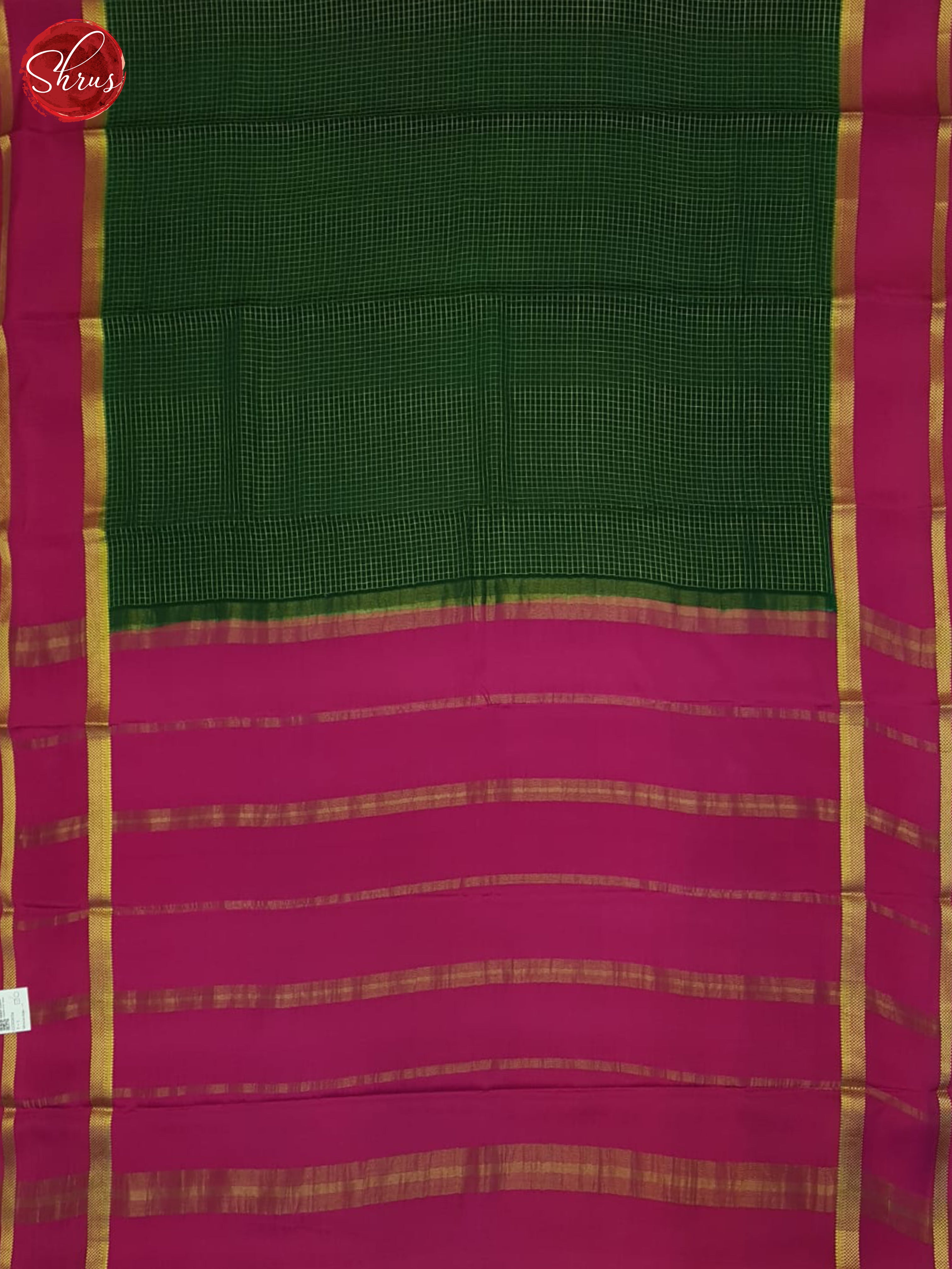Green And Pink- Mysore Silk Saree