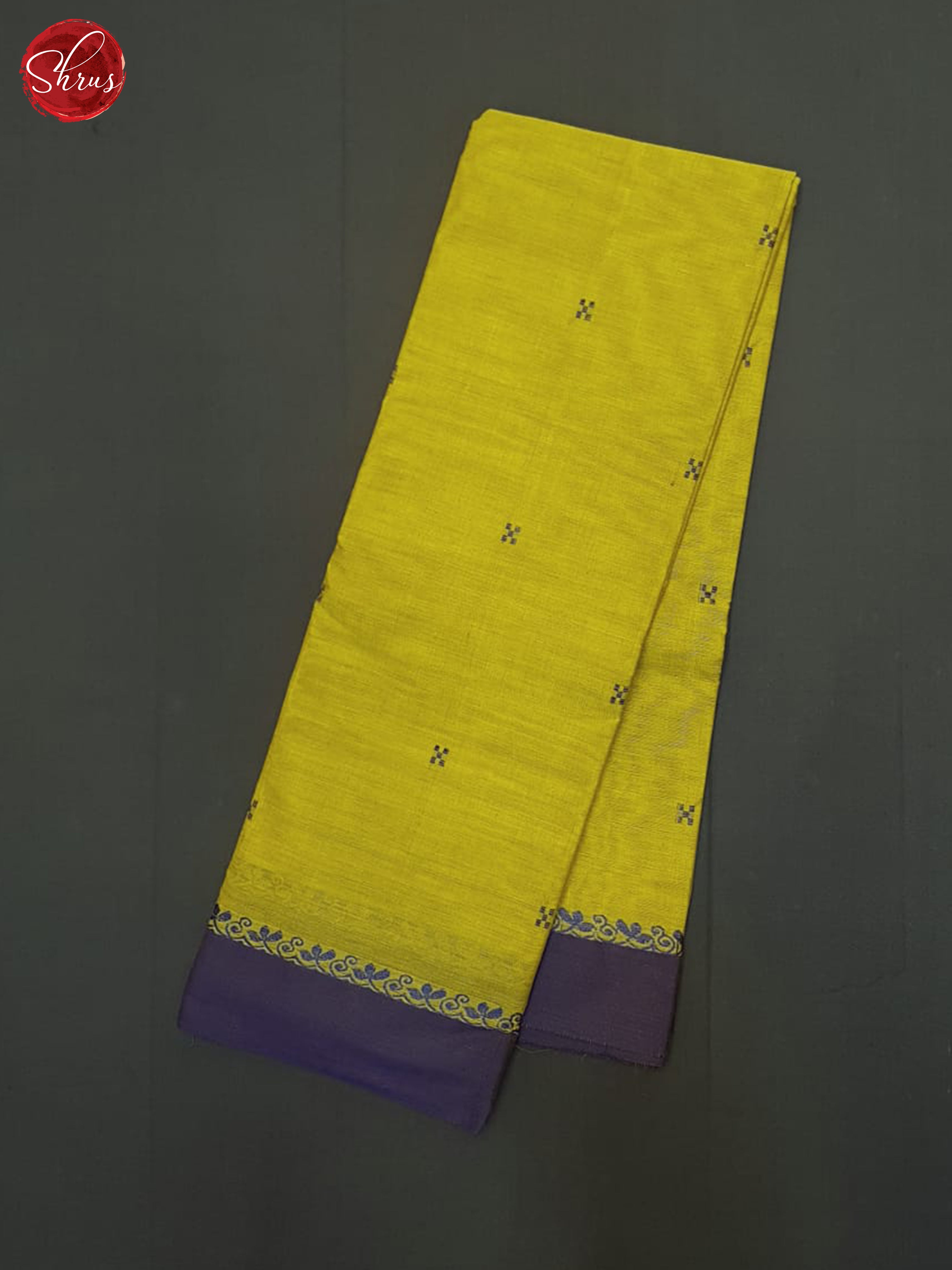 Mustard & Purple - Chettinad Cotton Saree - Shop on ShrusEternity.com