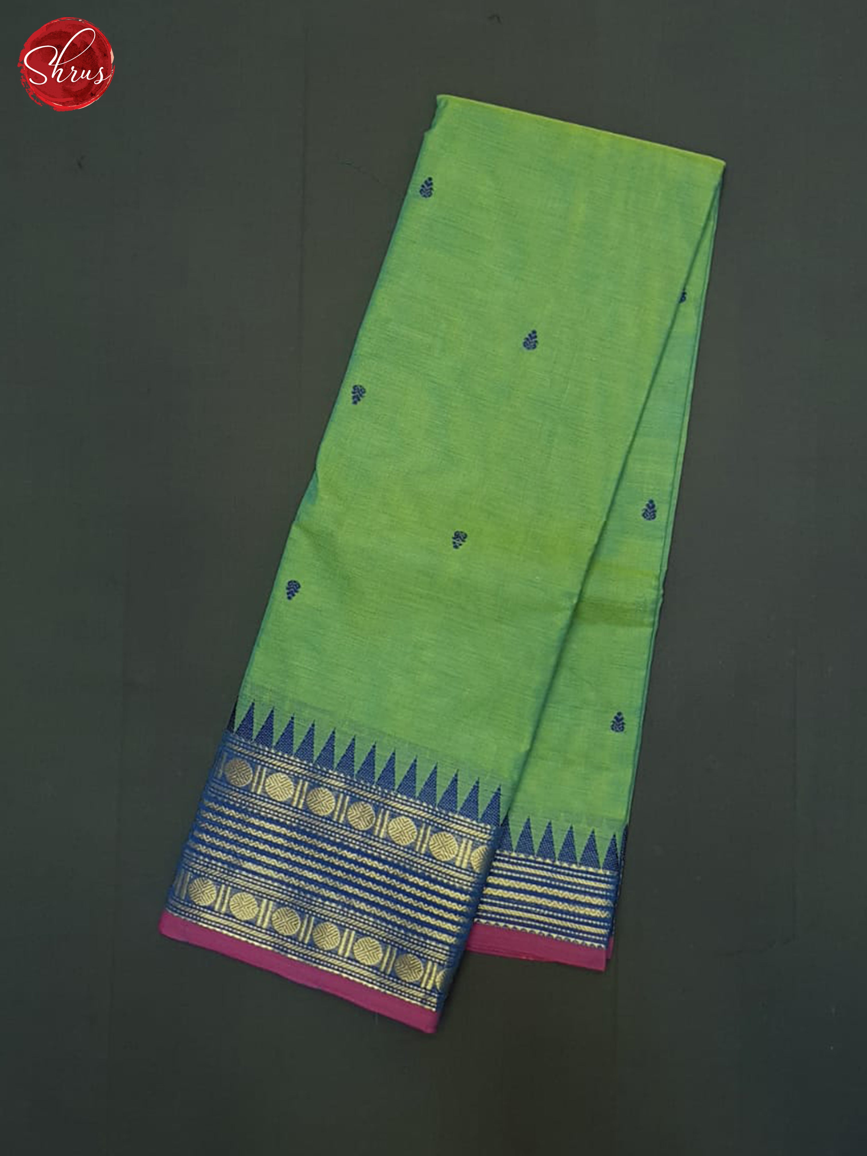 Green & Blue - Chettinad Cotton Saree - Shop on ShrusEternity.com