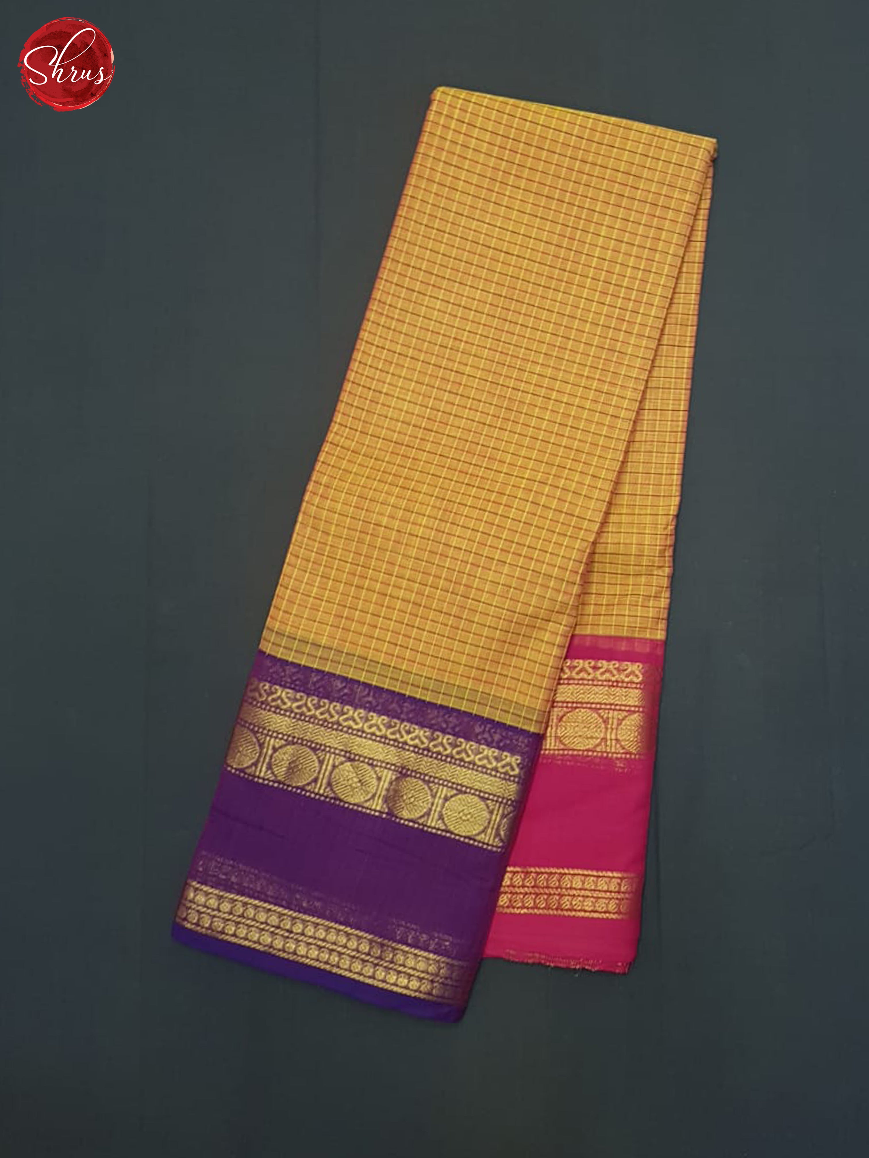 Orange& Pink - Chettinad Cotton Saree - Shop on ShrusEternity.com