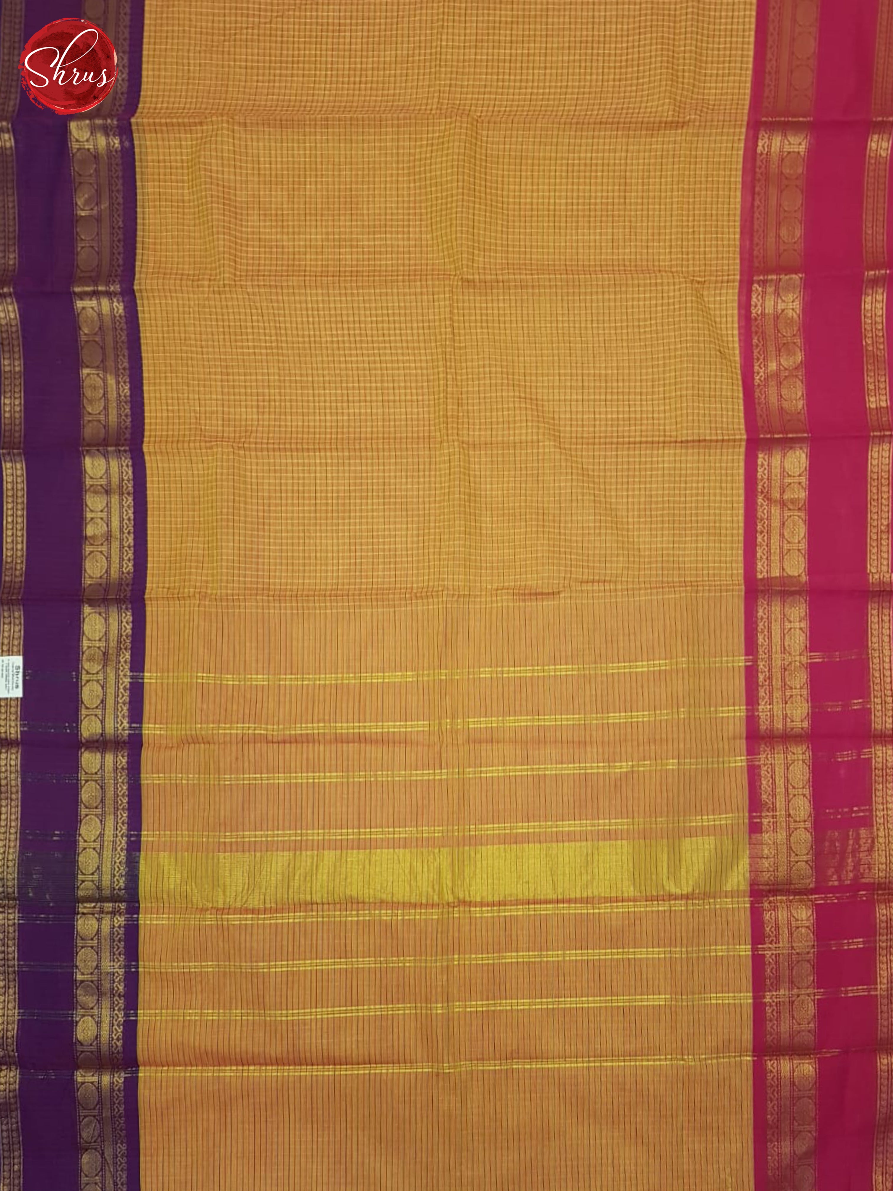 Orange& Pink - Chettinad Cotton Saree - Shop on ShrusEternity.com