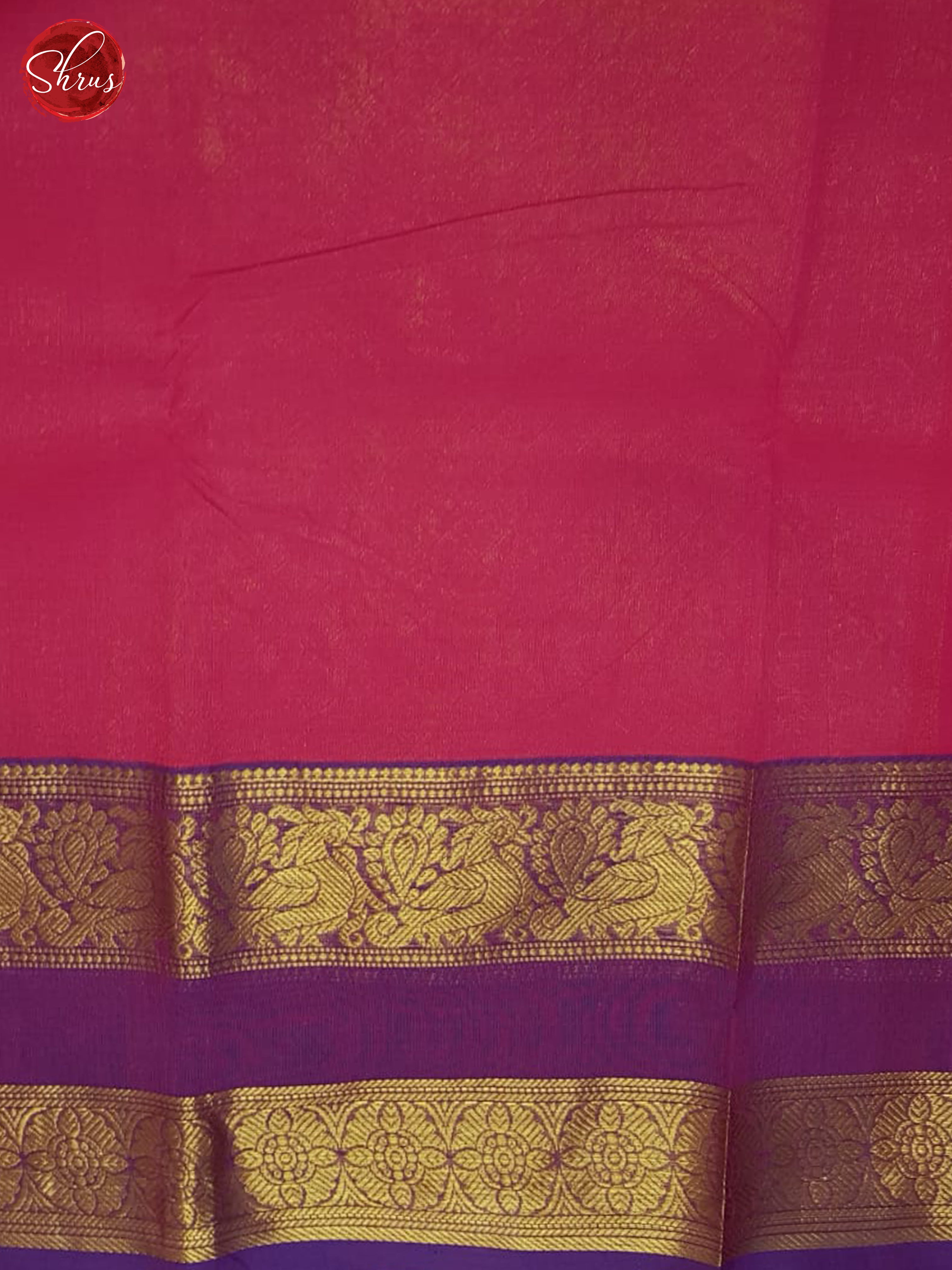 Pink & Purple - Kanchi Cotton Saree - Shop on ShrusEternity.com