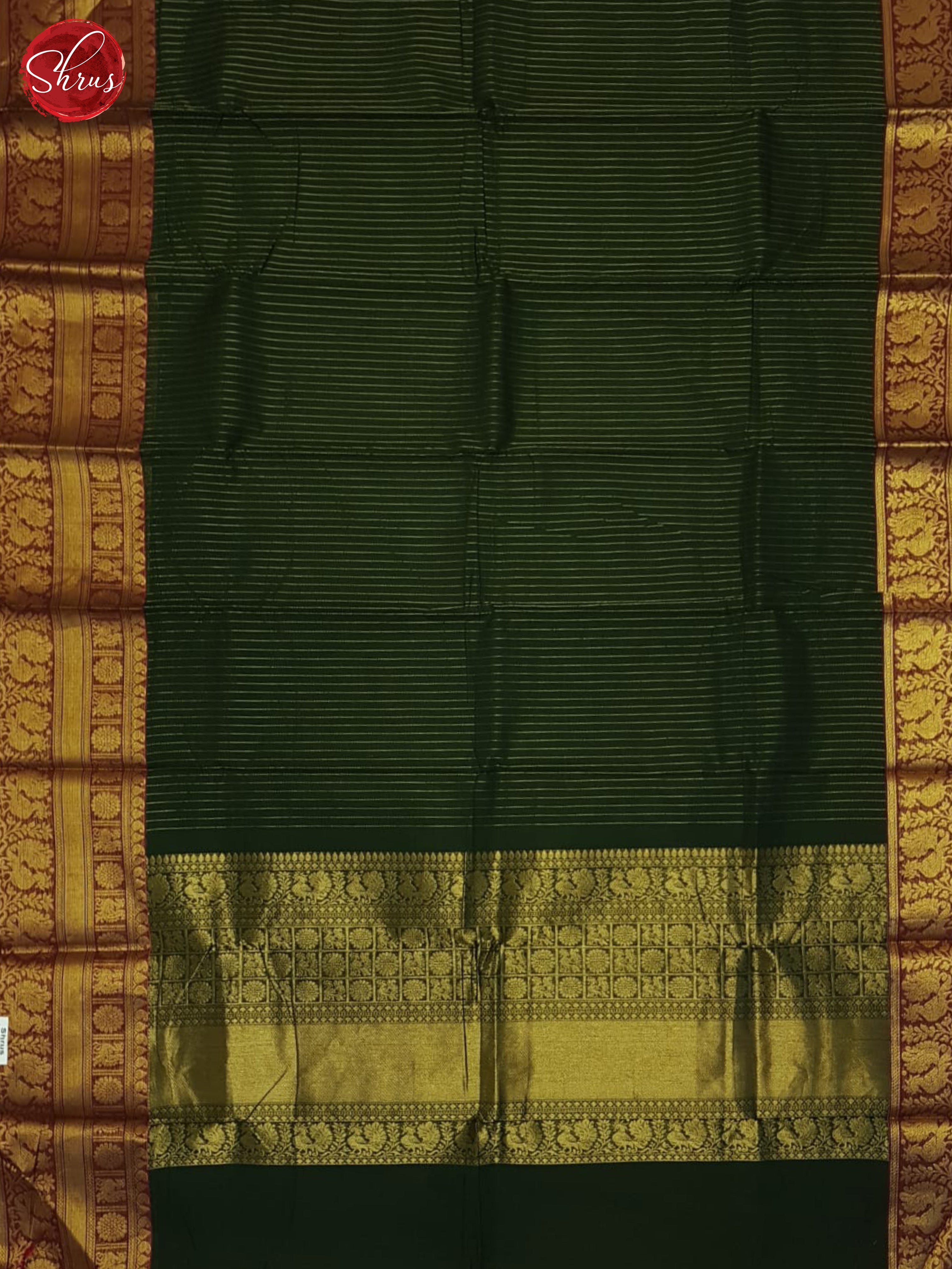 Green & Red - Chettinad Cotton Saree - Shop on ShrusEternity.com