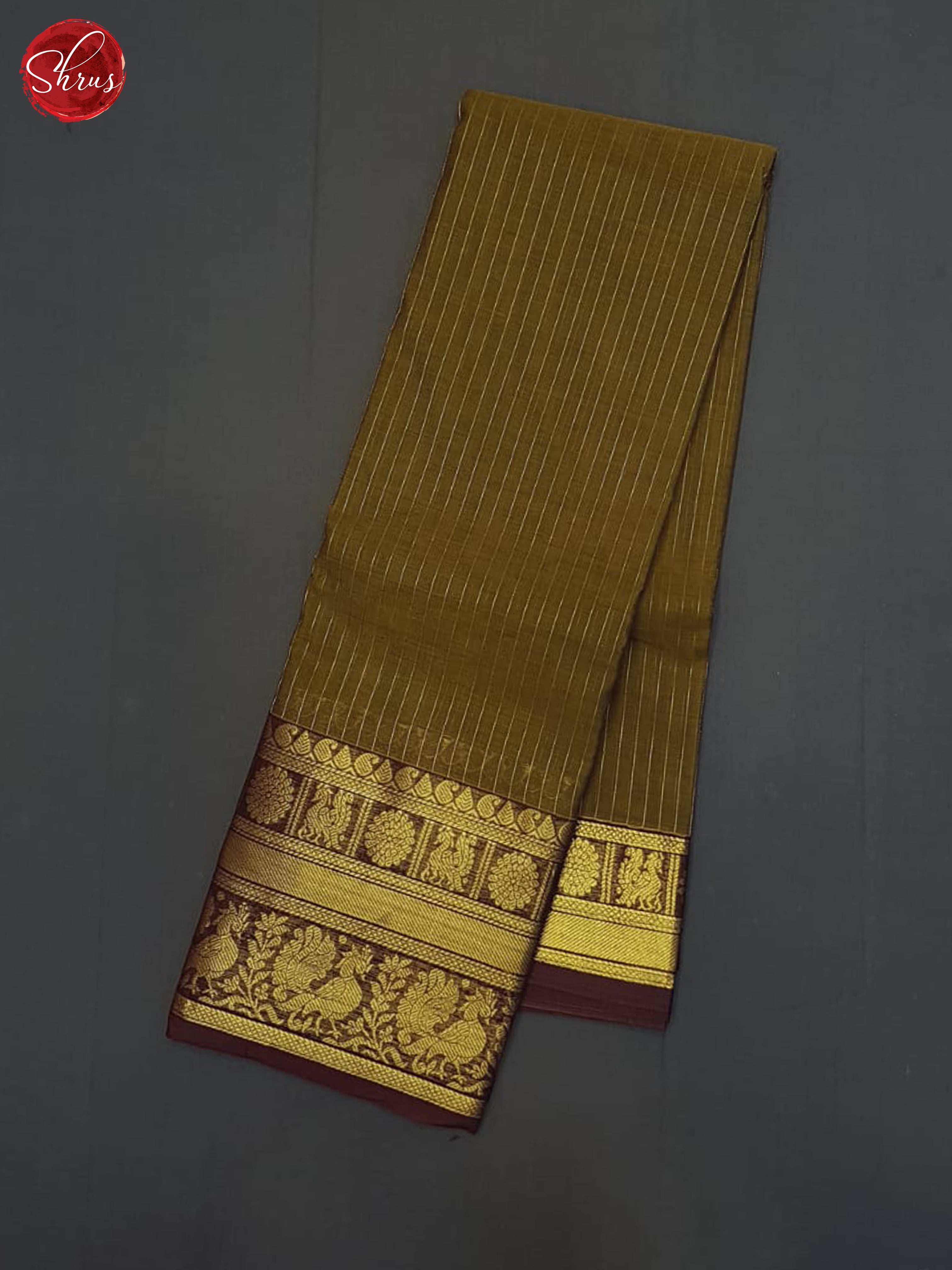 Brown(Single Tone) - Chettinad Cotton Saree - Shop on ShrusEternity.com