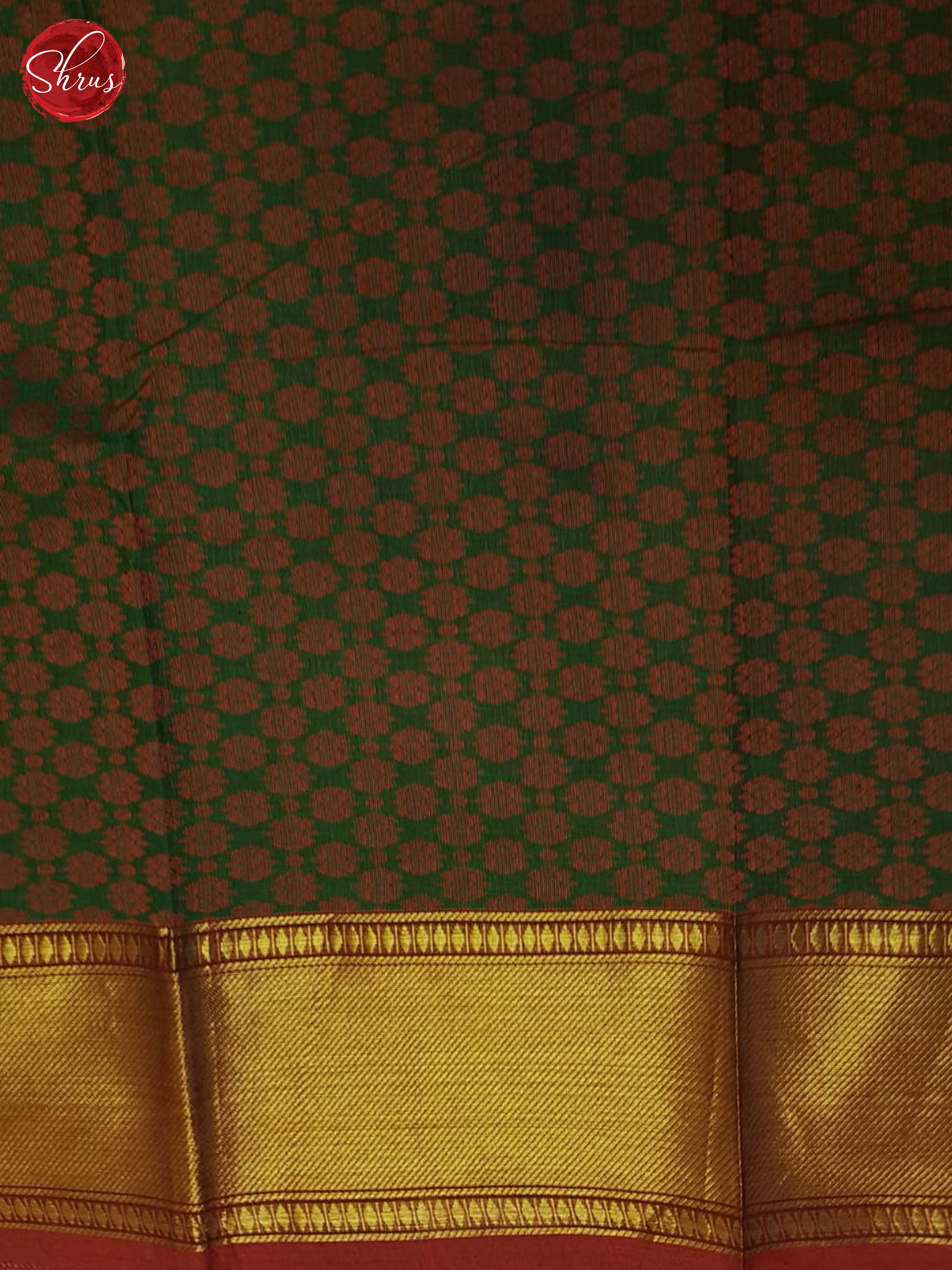 Green & Red - Chettinad Cotton Saree - Shop on ShrusEternity.com