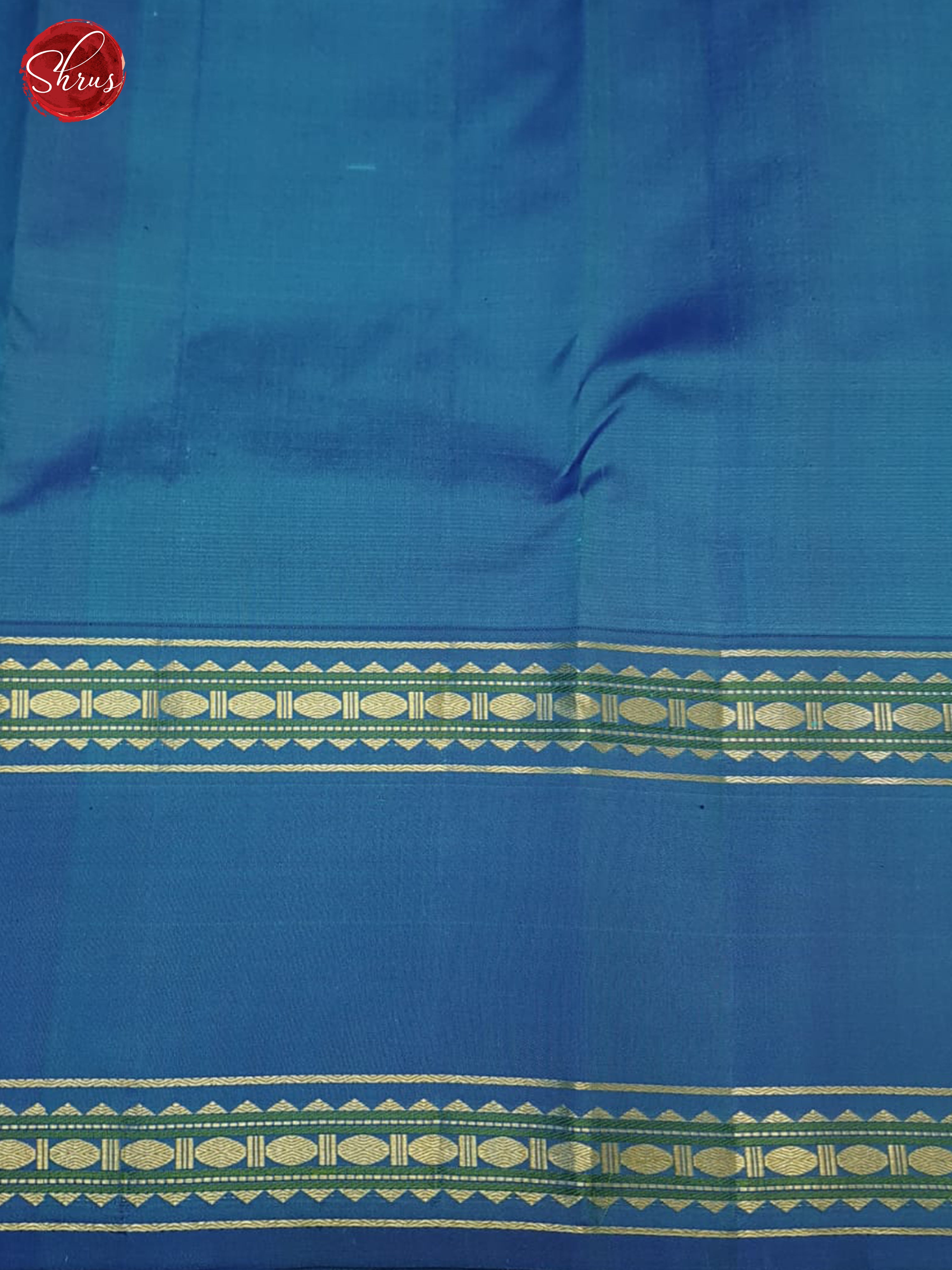 Green & Blue - Kanchipuram silk Saree - Shop on ShrusEternity.com