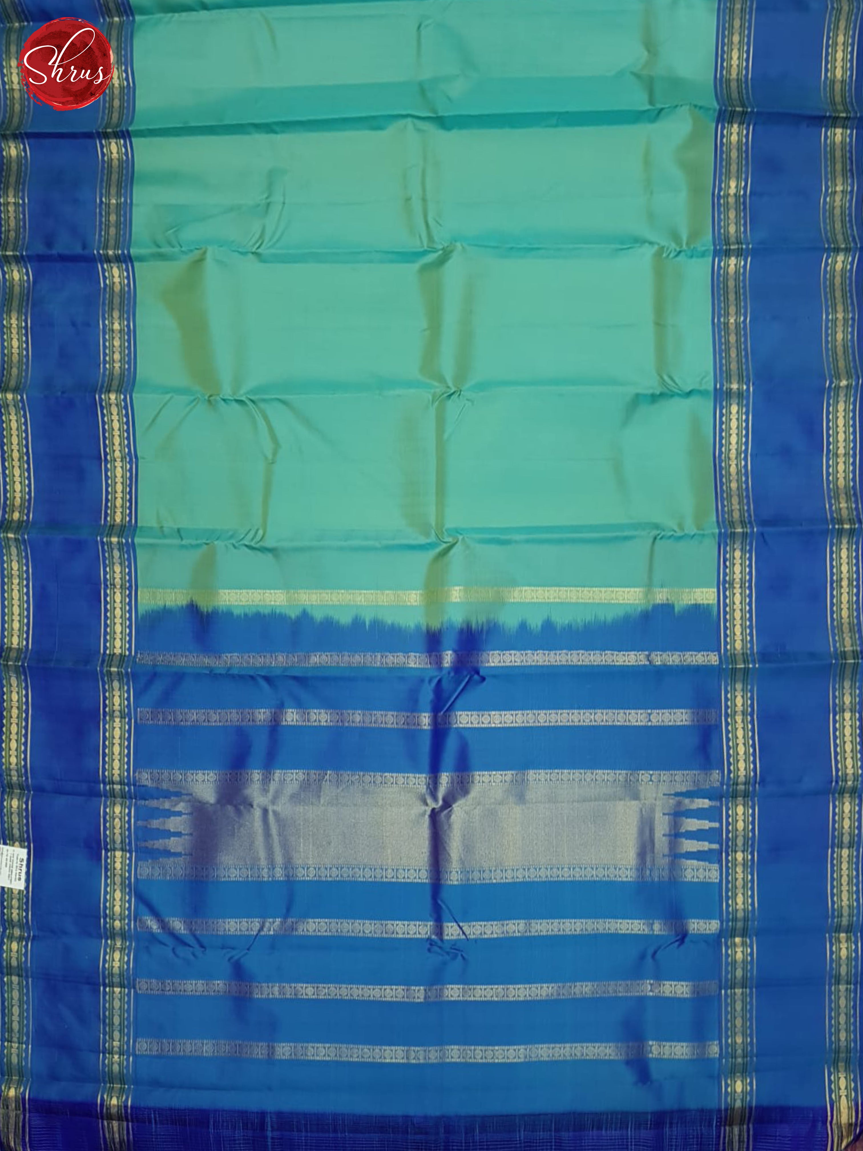 Green & Blue - Kanchipuram silk Saree