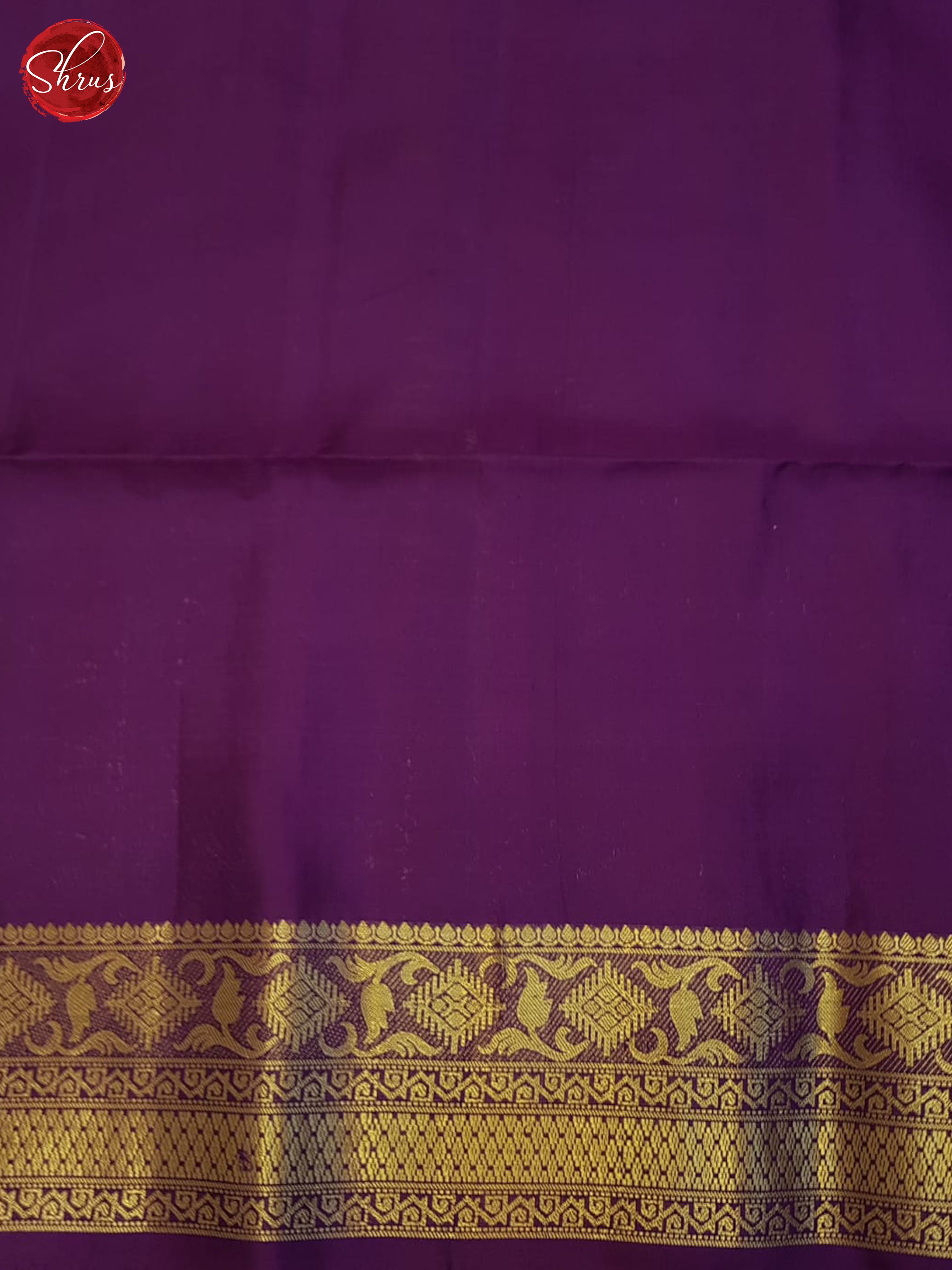 Bluish Green & Purple - Soft Silk Saree - Shop on ShrusEternity.com