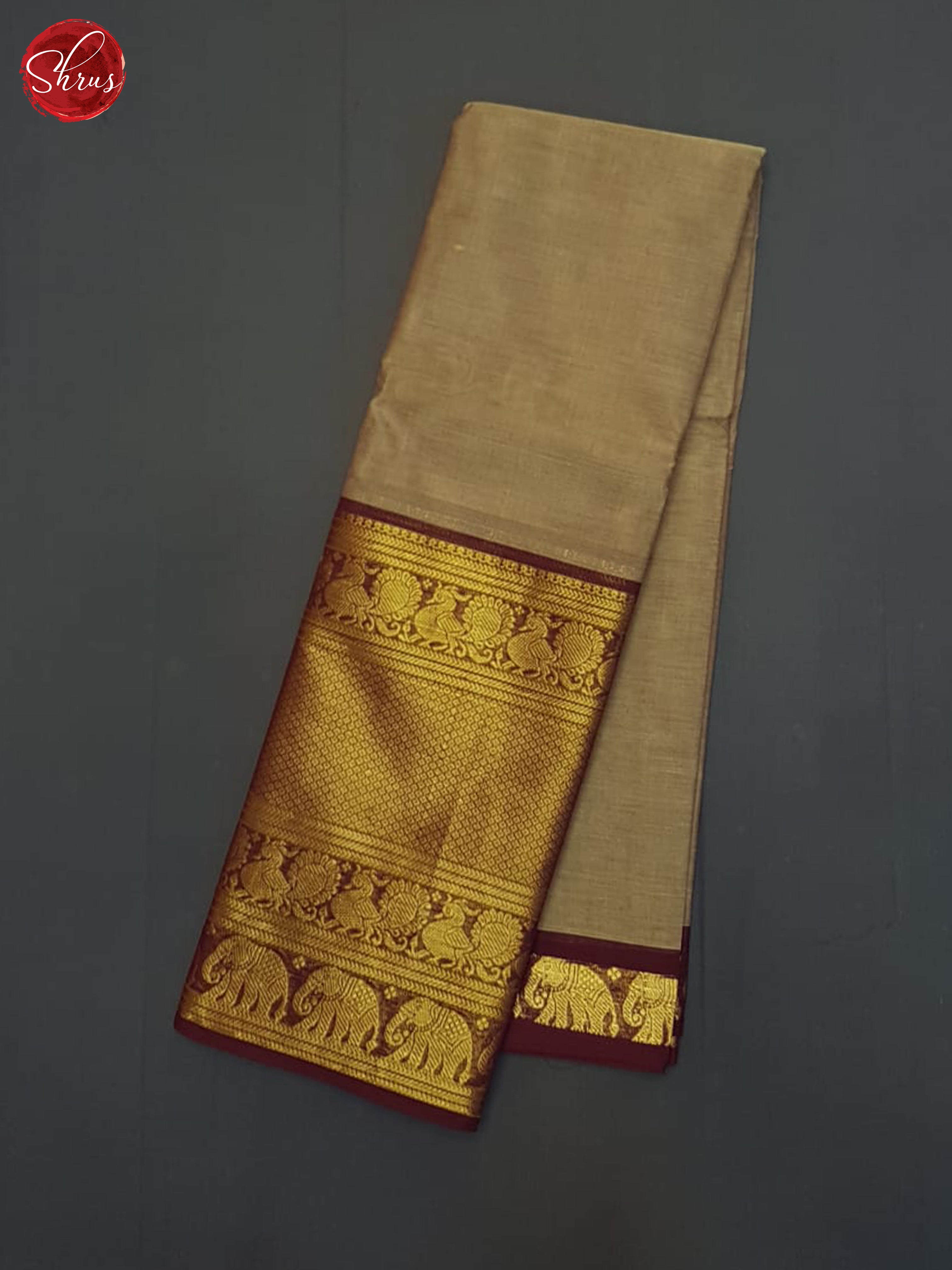 Brown & Dark Brown - Chettinad Cotton Saree - Shop on ShrusEternity.com