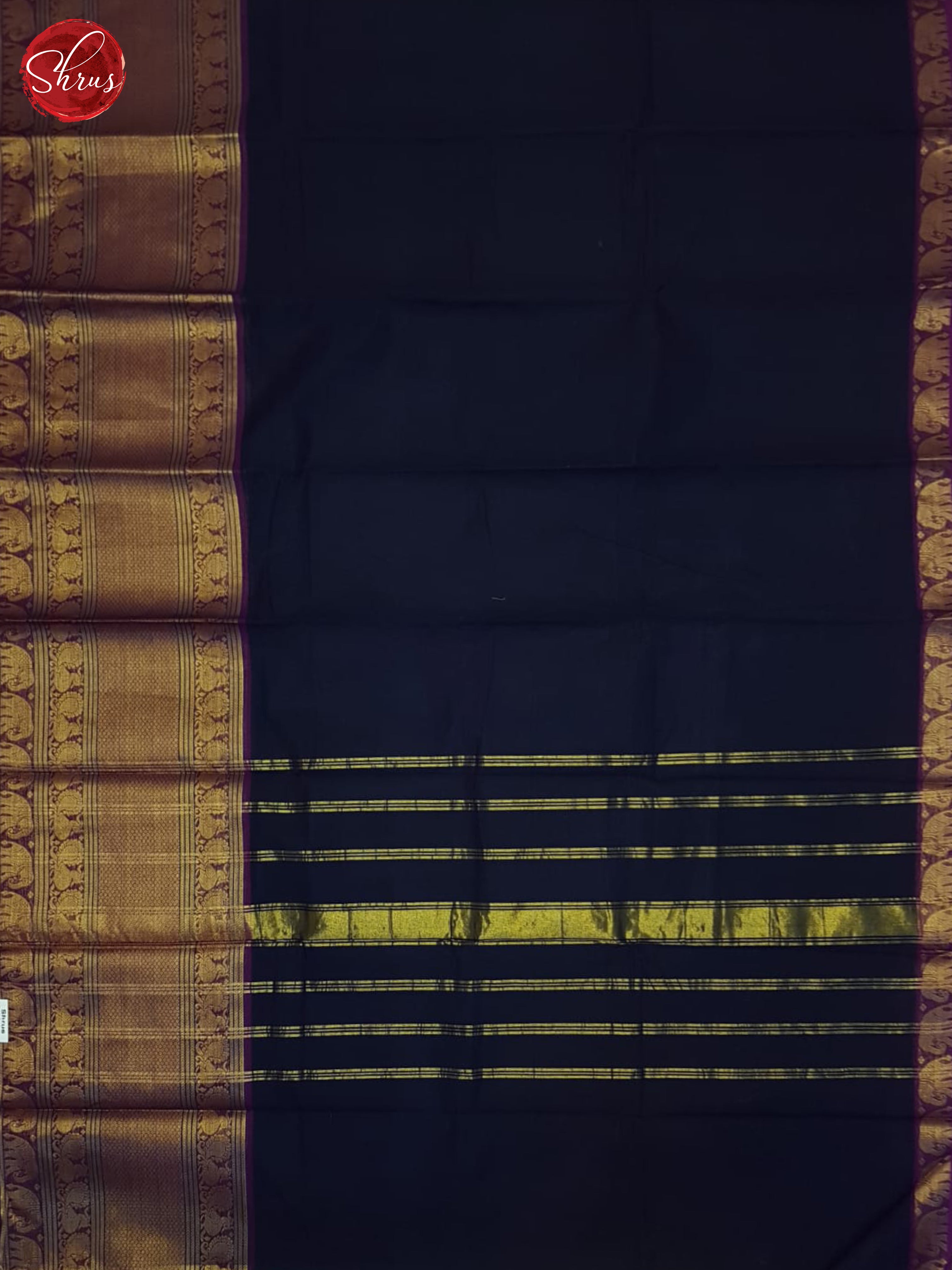 Blue & Purple - Chettinad Cotton Saree - Shop on ShrusEternity.com