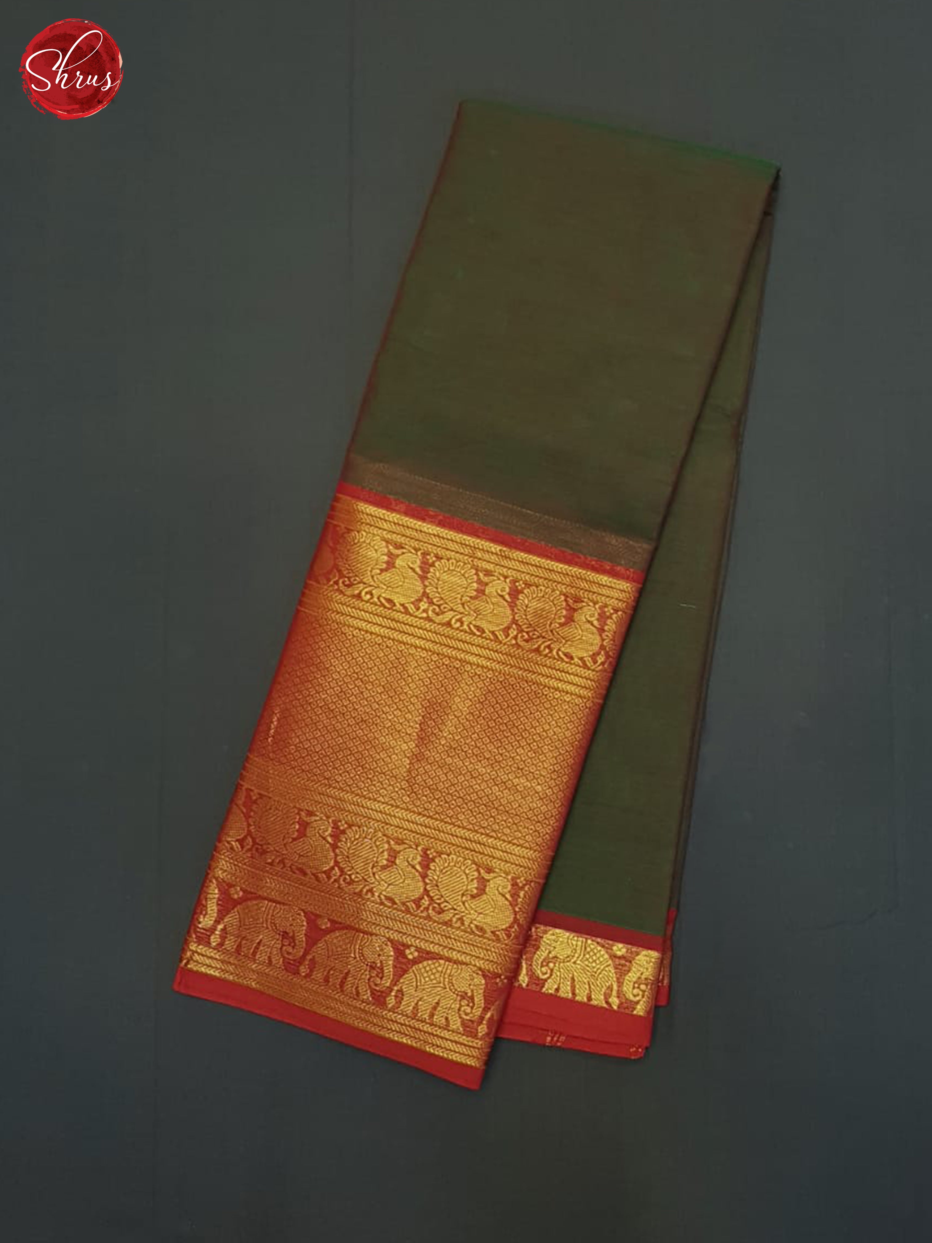 Green & Red - Chettinad Cotton Saree - Shop on ShrusEternity.com