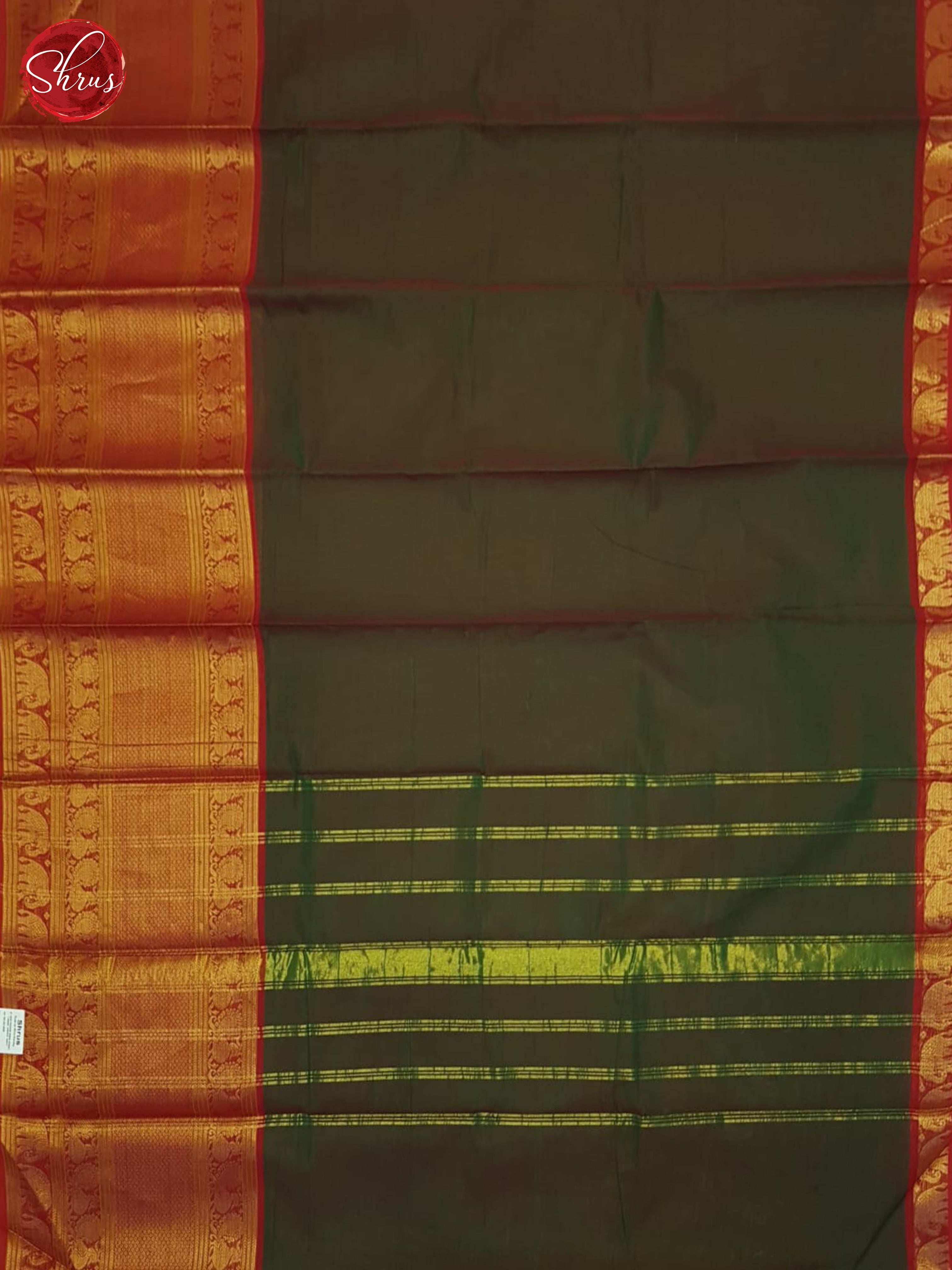 Green & Red - Chettinad Cotton Saree - Shop on ShrusEternity.com